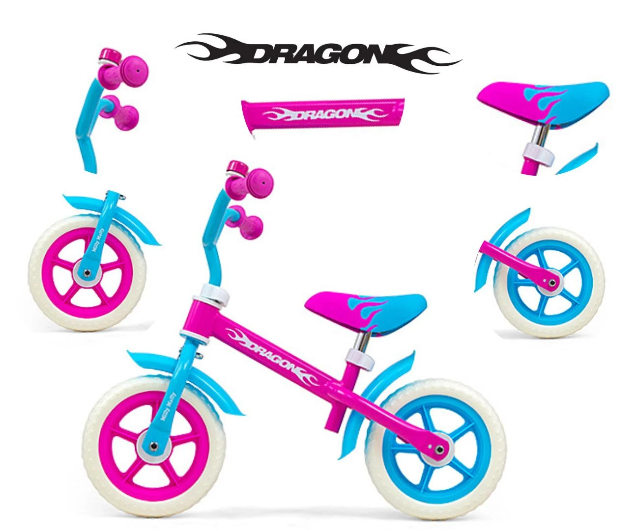 Balansinis dviratukas Milly Mally Dragon Candy (2652)
