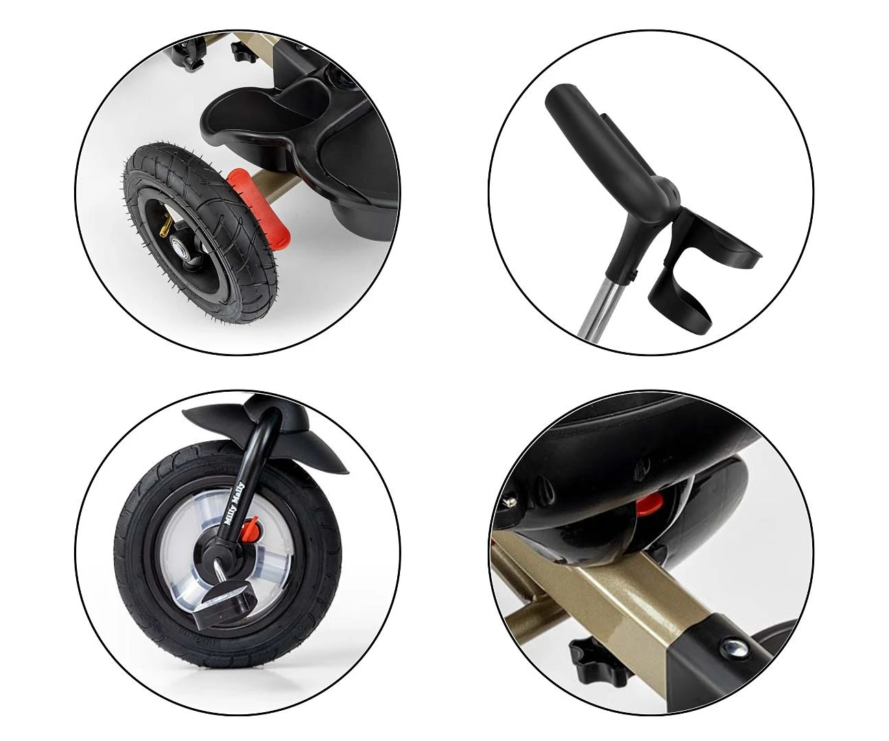 MILLY MALLY 5249 Triratis Movi auksas 5in1