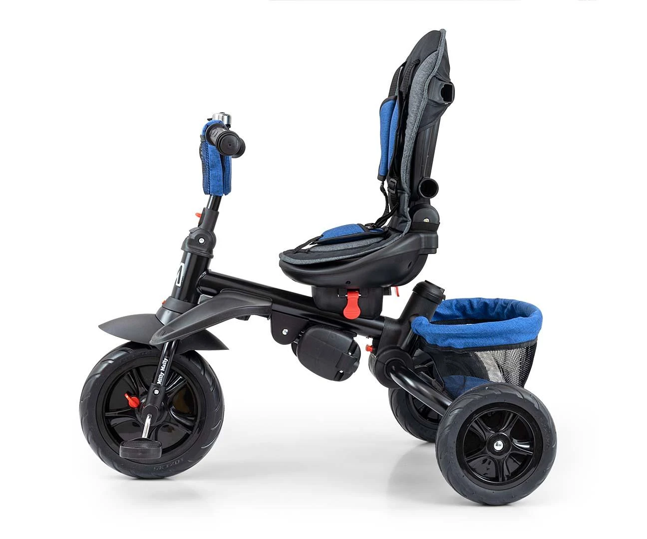 MILLY MALLY 5071 Stanley guminis tamsiai mėlynas triratis - juodas