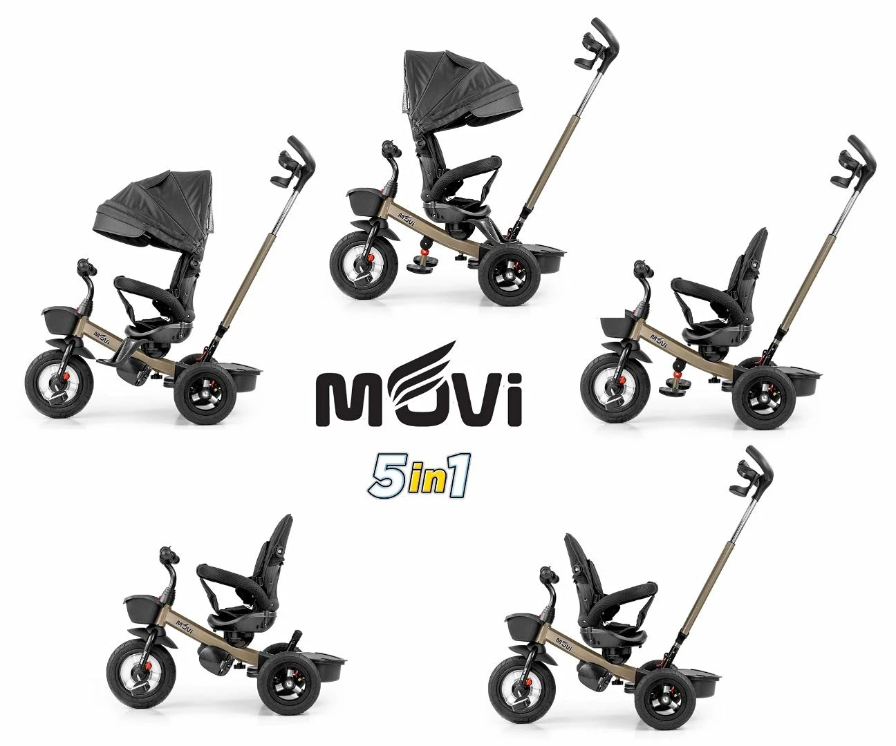MILLY MALLY 5249 Triratis Movi auksas 5in1