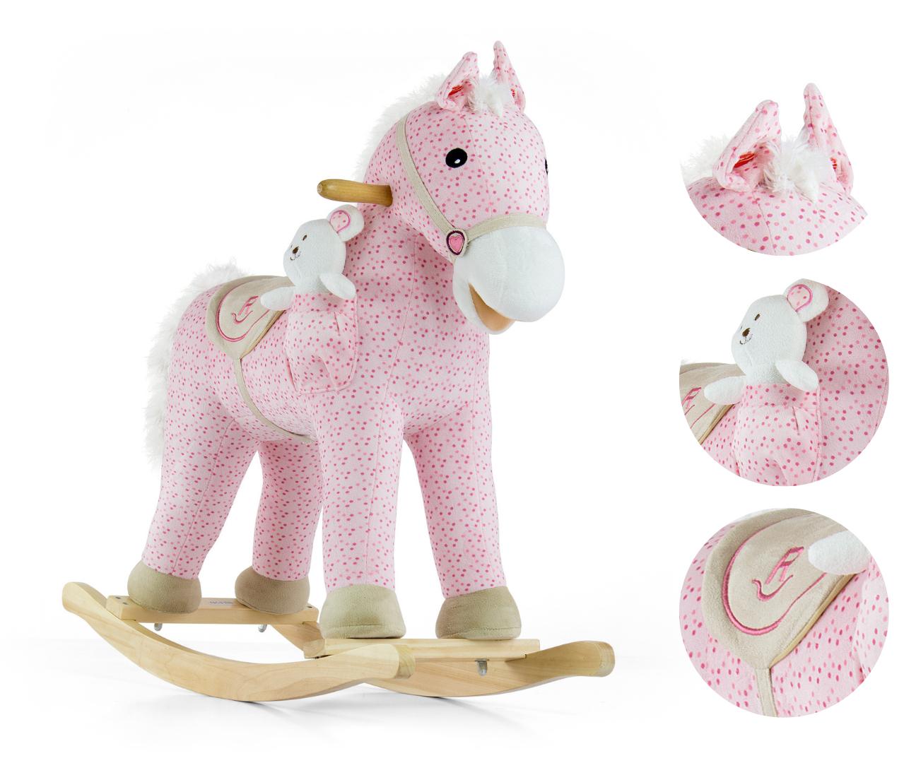 Milly Mally Supamas žaislas - Ponis, rožinės spalvos