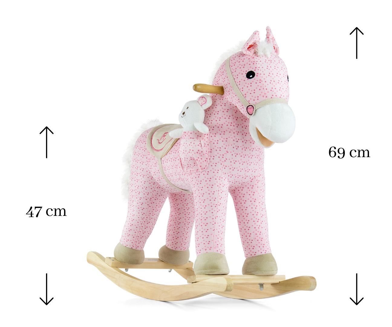 Milly Mally Supamas žaislas - Ponis, rožinės spalvos