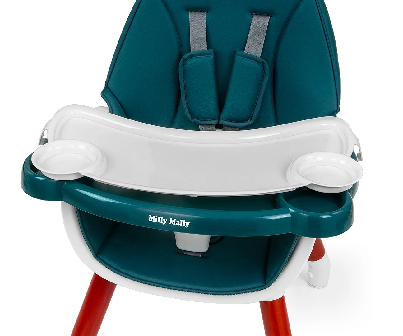 Milly Mally  Malmo 2-in-1 aukšta kėdutė, tamsiai žalia