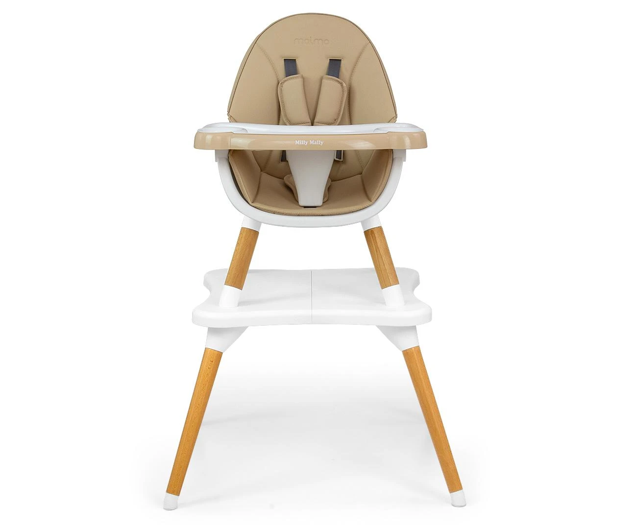 MILLY MALLY 2-in-1 maitinimo kėdė Malmė, smėlio spalvos