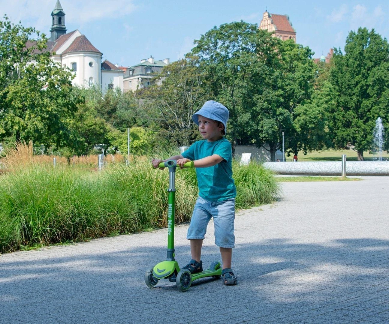 MILLY MALLY 3000 Motoroleris SCOOTER Boogie mėlynas
