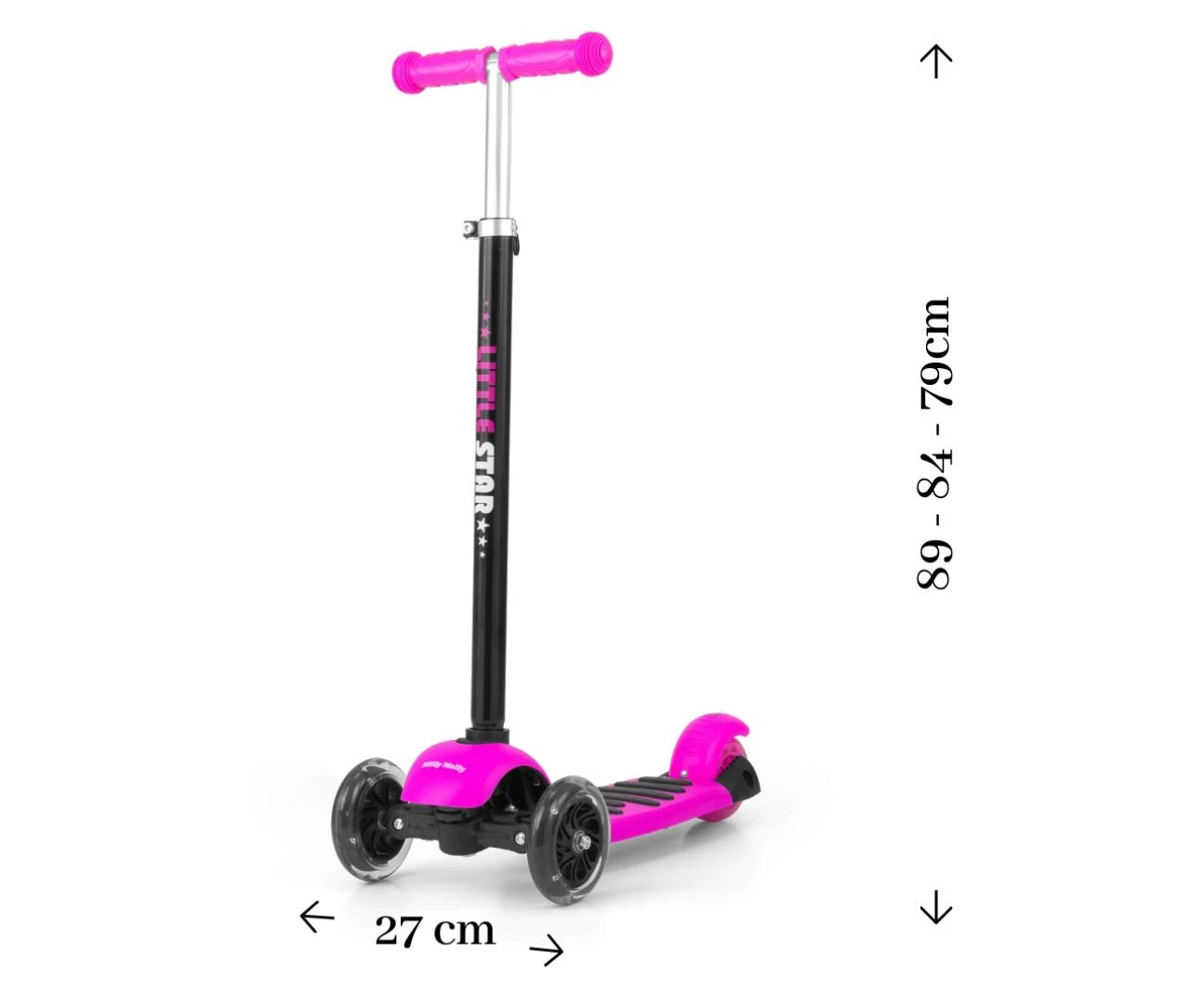 MILLY MALLY 1597 Motoroleris Little Star rožinis