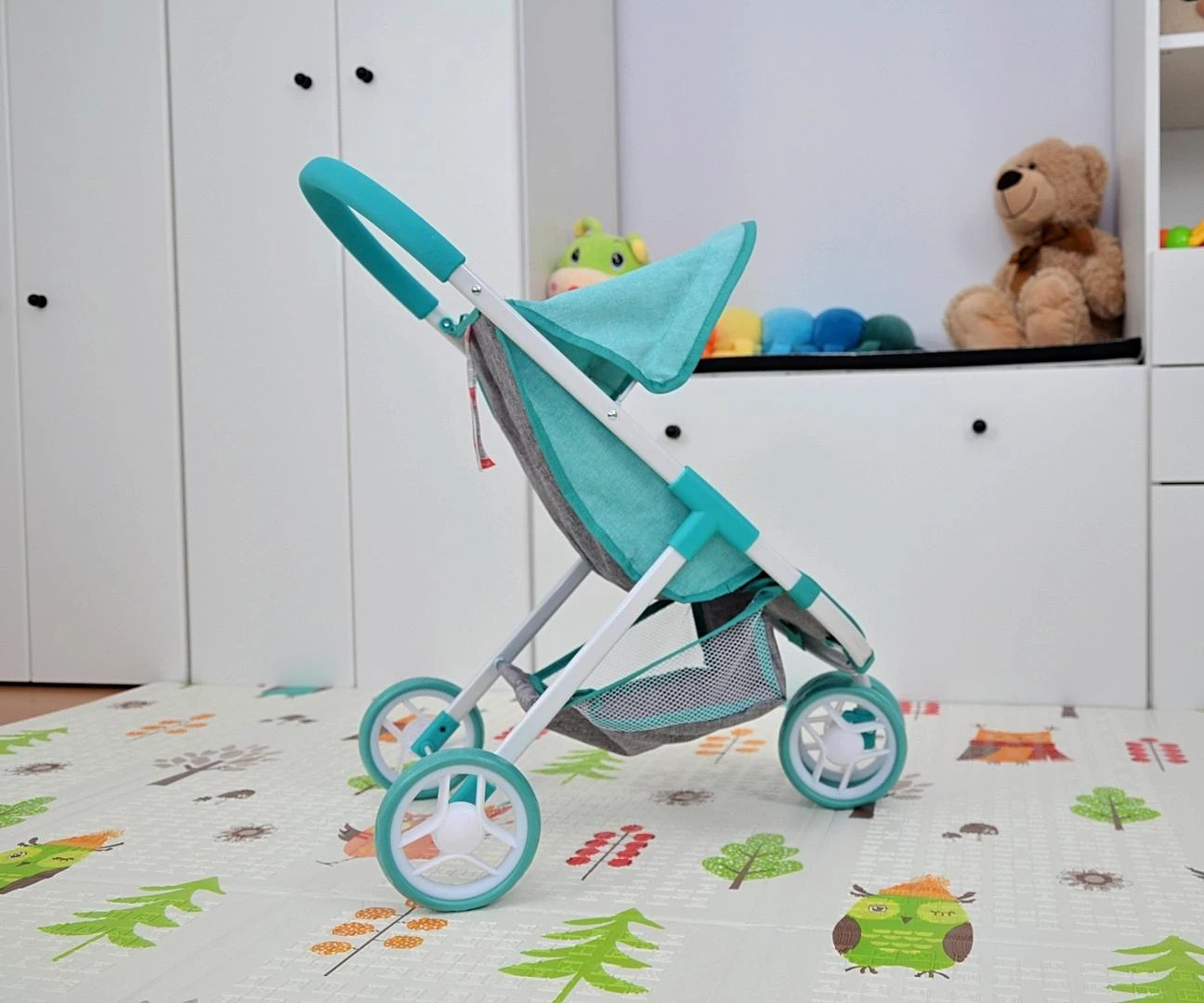 MILLY MALLY 3106 Susie Prestige mėtų lėlių vežimėlis
