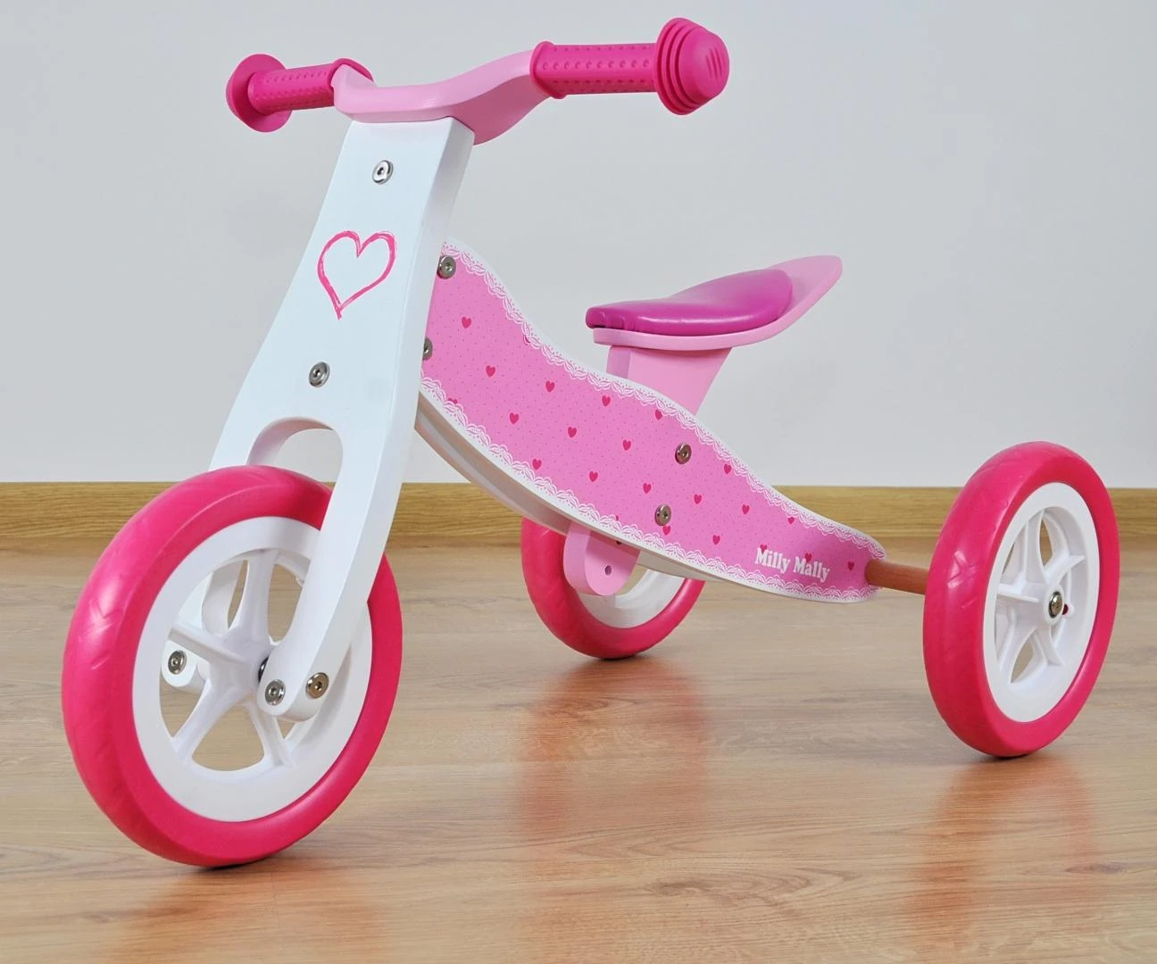 MILLY MALLY 2in1 transporto priemonė COOL/LOOK HEARTS