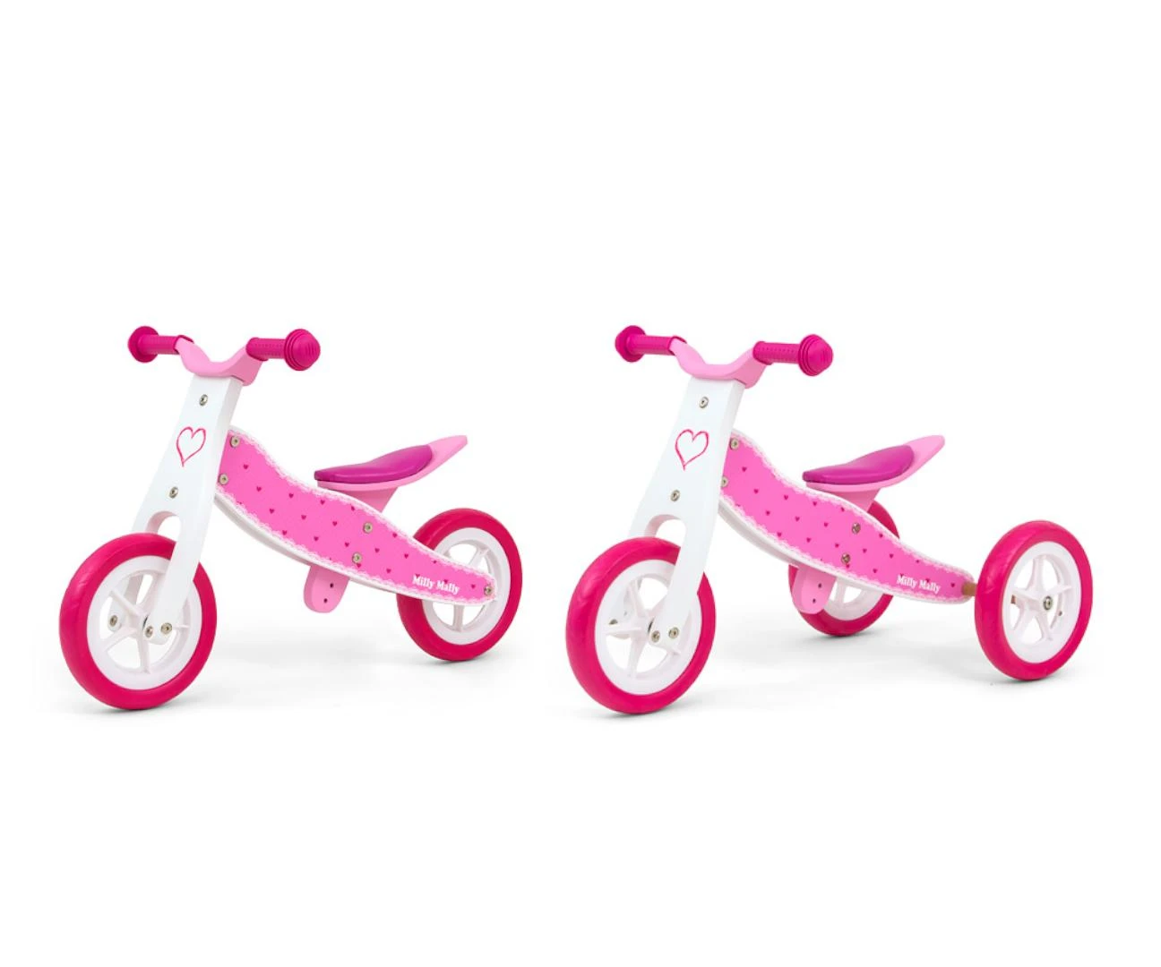 MILLY MALLY 2in1 transporto priemonė COOL/LOOK HEARTS