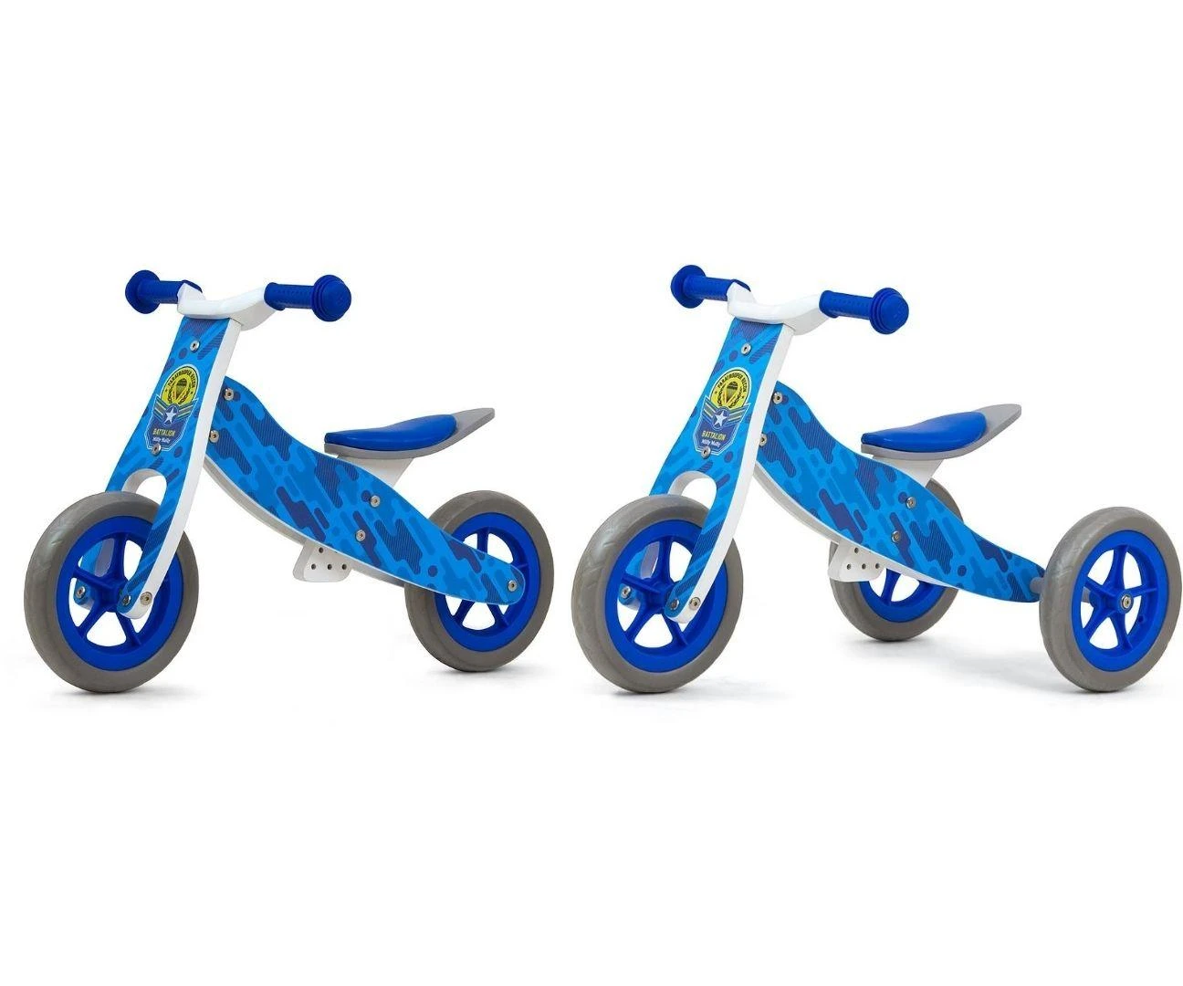 Milly Mally Cool 2in1 dviratukas - dviejų ir trijų ratų variantai