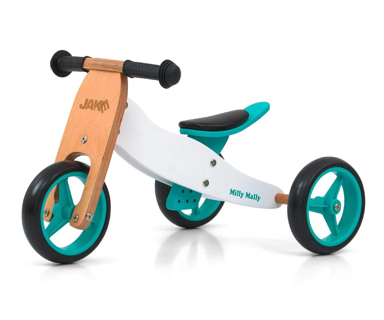 Milly Mally Jake 2in1 medinis triratis mėtų spalvos