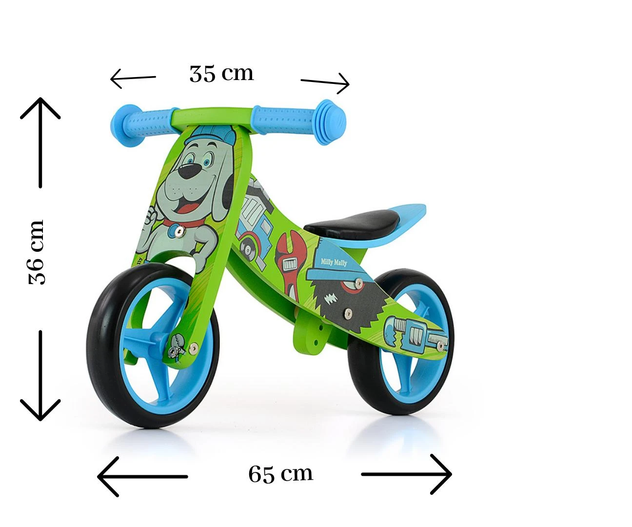 Milly Mally Balansinis dviratukas - triratukas Jake Bob