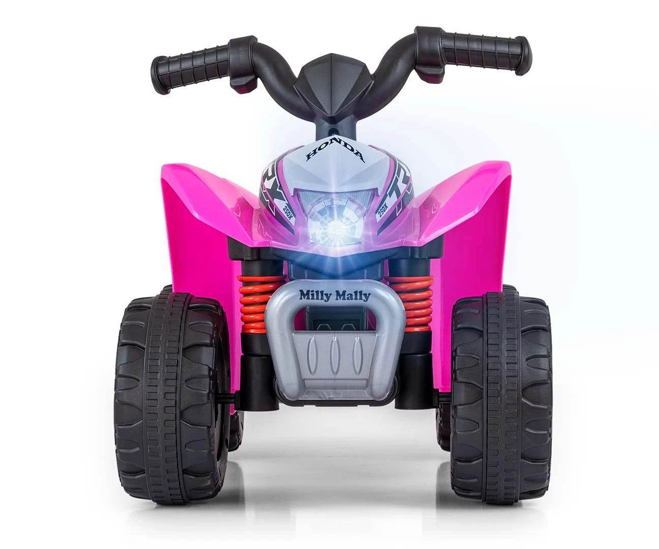MILLY MALLY 4479 Akumuliatorinė transporto priemonė keturračio HONDA keturračio rožinė