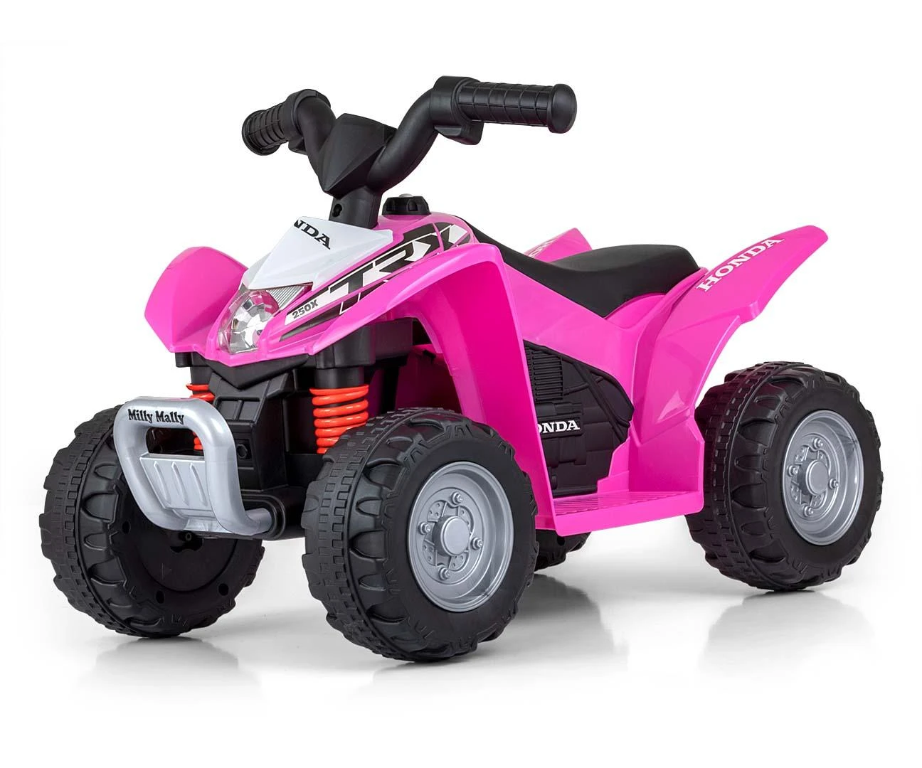 MILLY MALLY 4479 Akumuliatorinė transporto priemonė keturračio HONDA keturračio rožinė