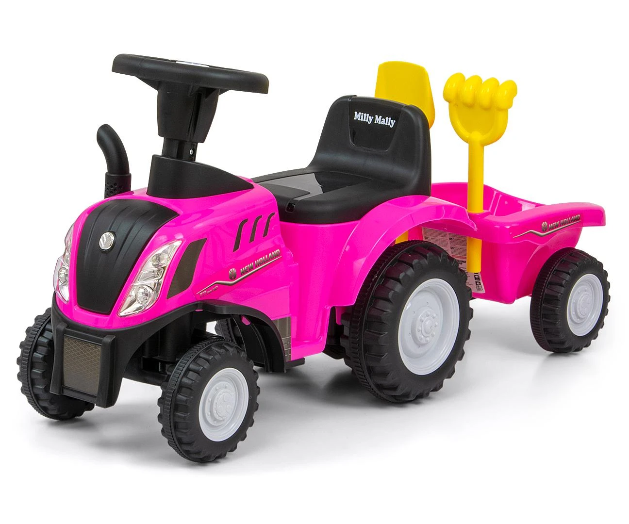 Milly Mally NEW HOLLAND 3903 Transporto priemonė T7 traktorius rožinis