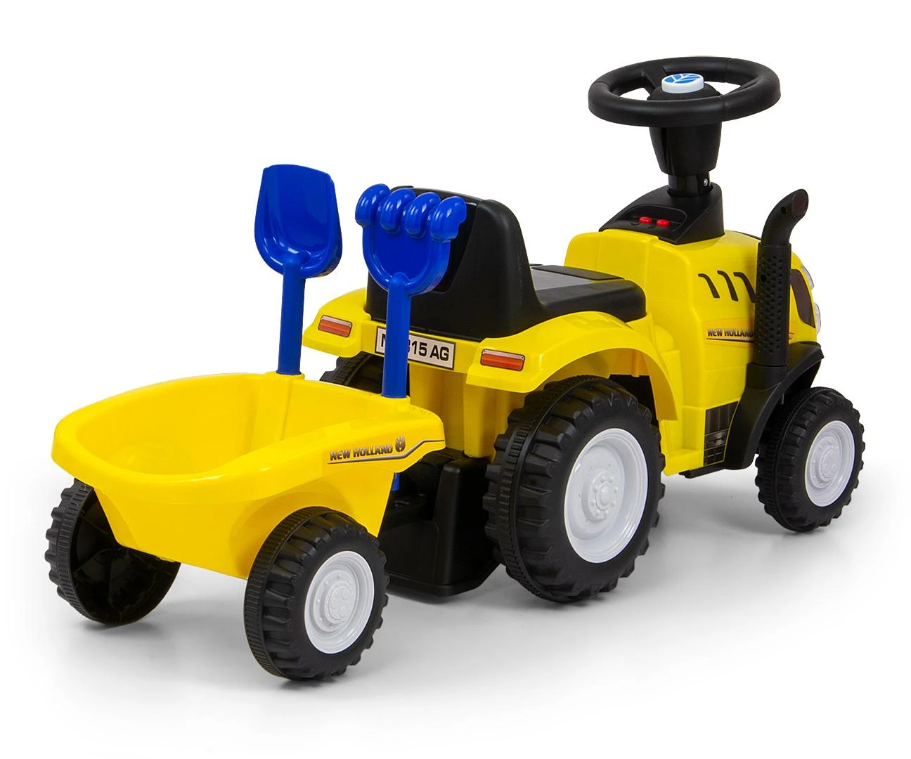 Milly Mally NEW HOLLAND 3902 transporto priemonė T7 traktorius geltonas
