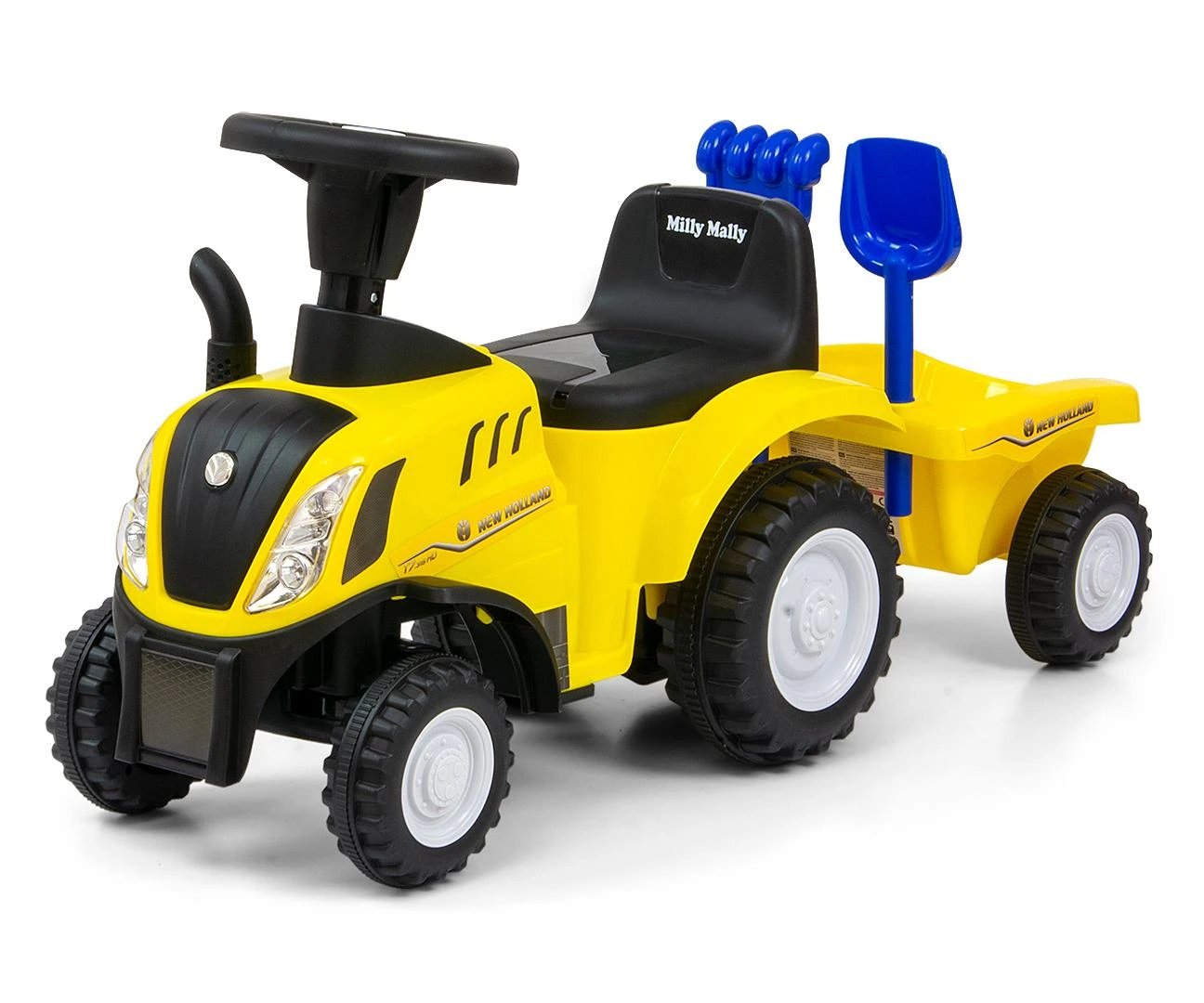 Milly Mally NEW HOLLAND 3902 transporto priemonė T7 traktorius geltonas