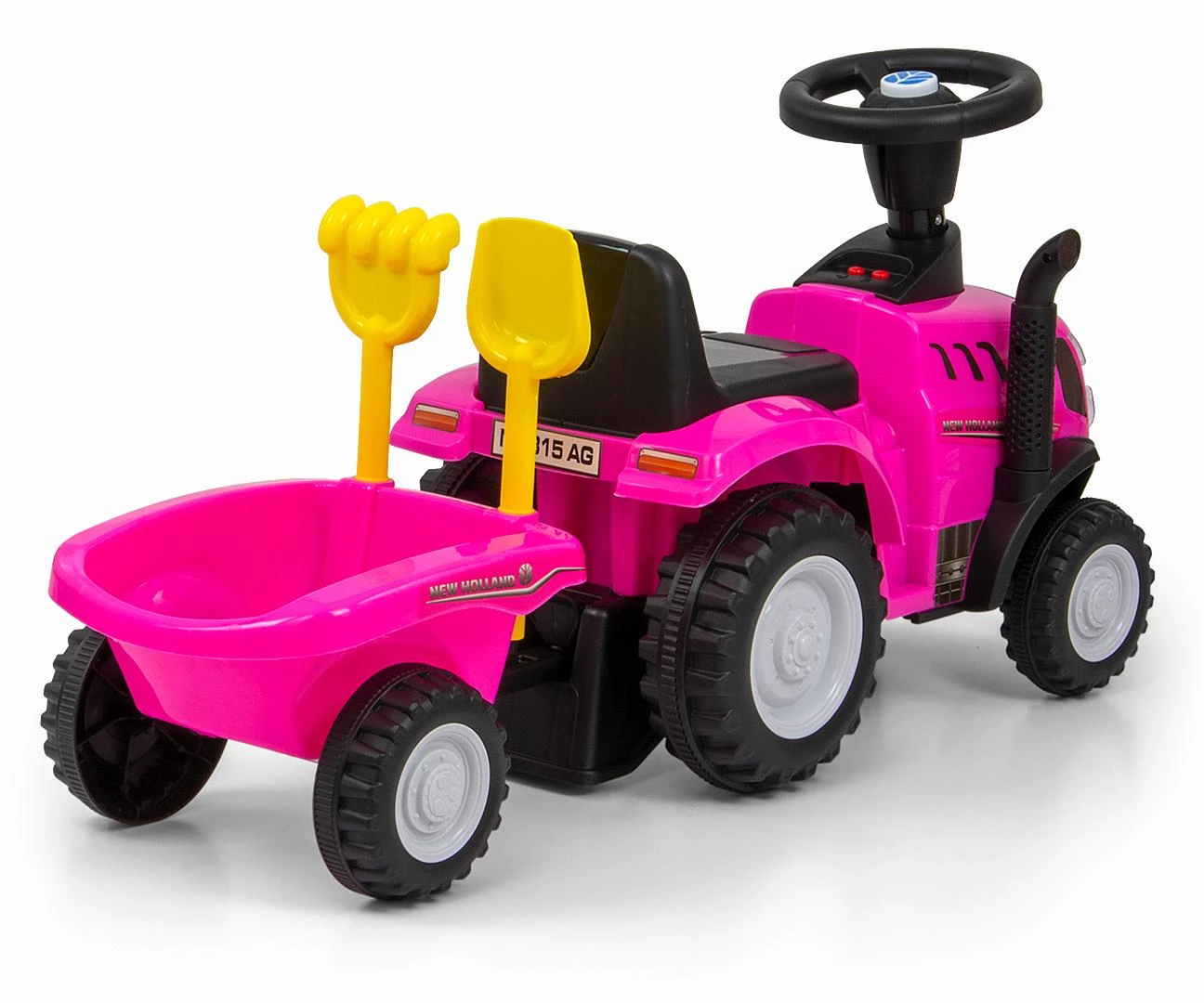 Milly Mally NEW HOLLAND 3903 Transporto priemonė T7 traktorius rožinis