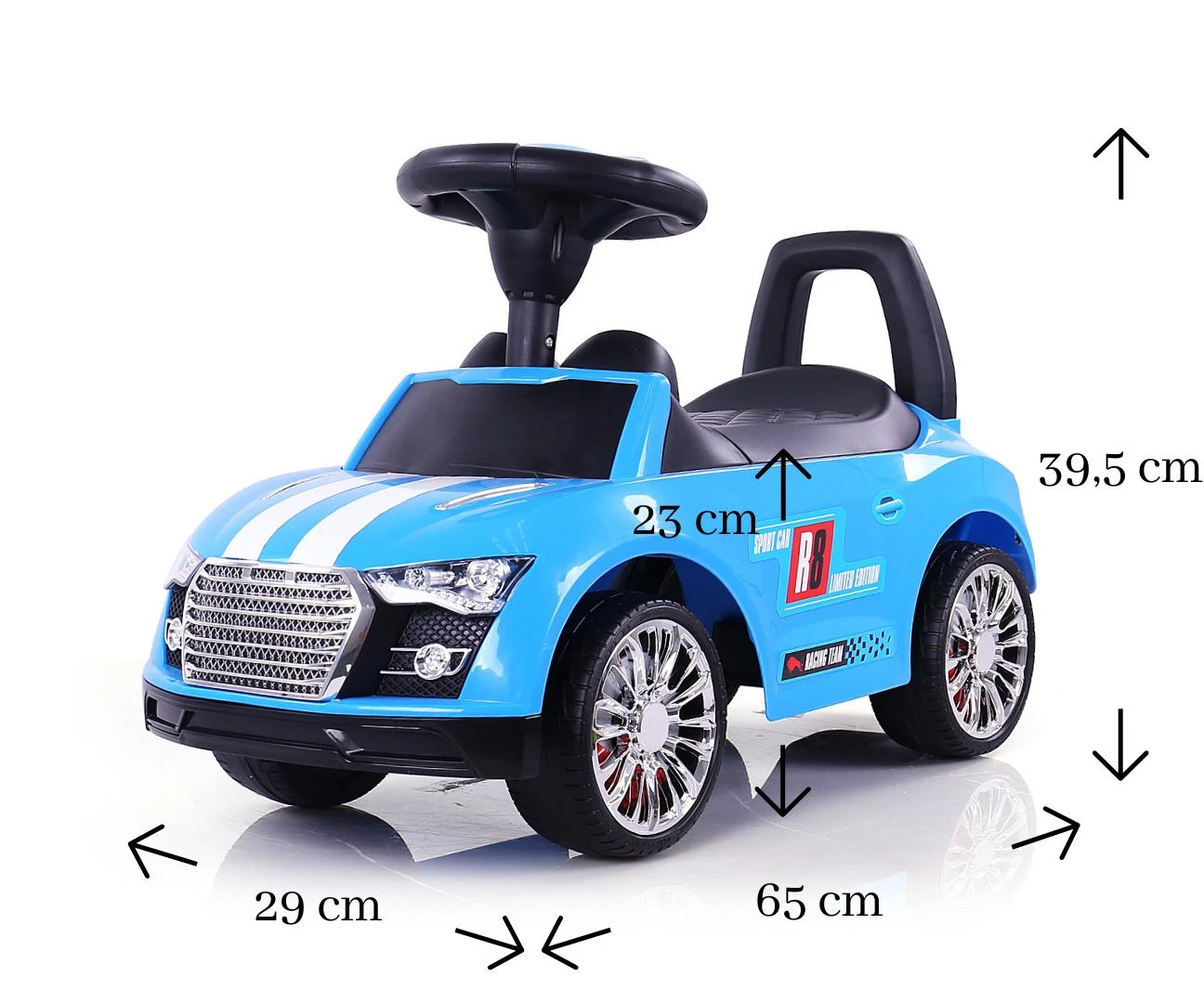 Milly Mally Racer transporto priemonė, Mėlyna