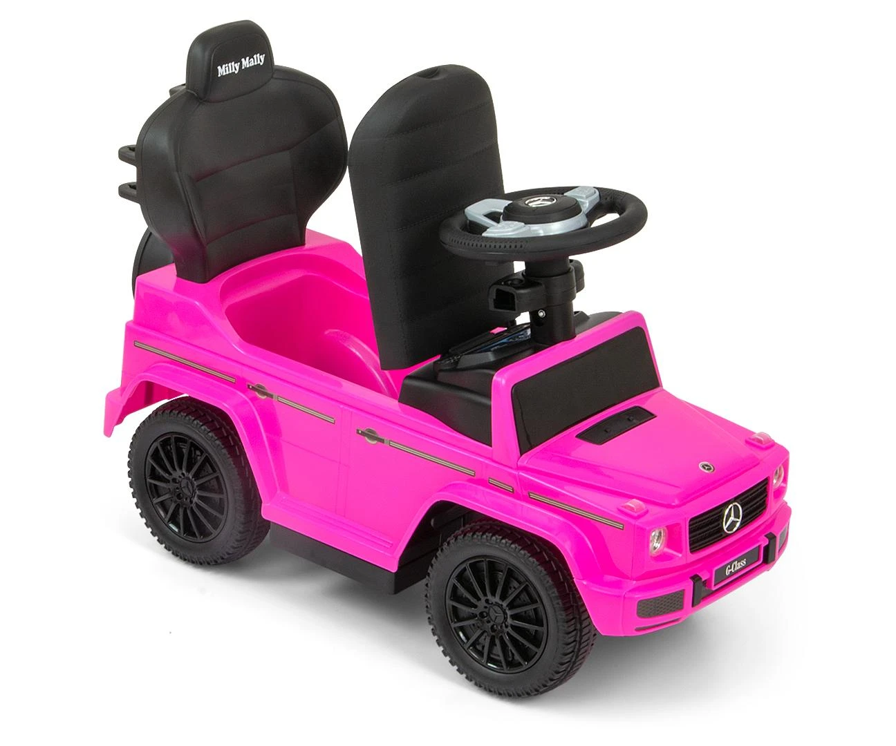 Milly Mally Transporto priemonė su rankena MERCEDES G350d, Rožinis