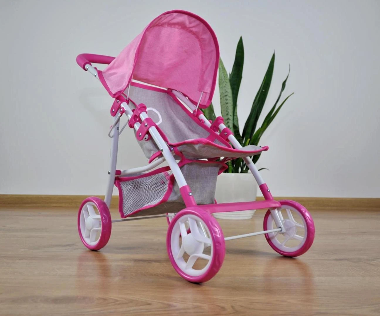 MILLY MALLY 2724 Lėlių vežimėlis Natalie Prestige Rožinis