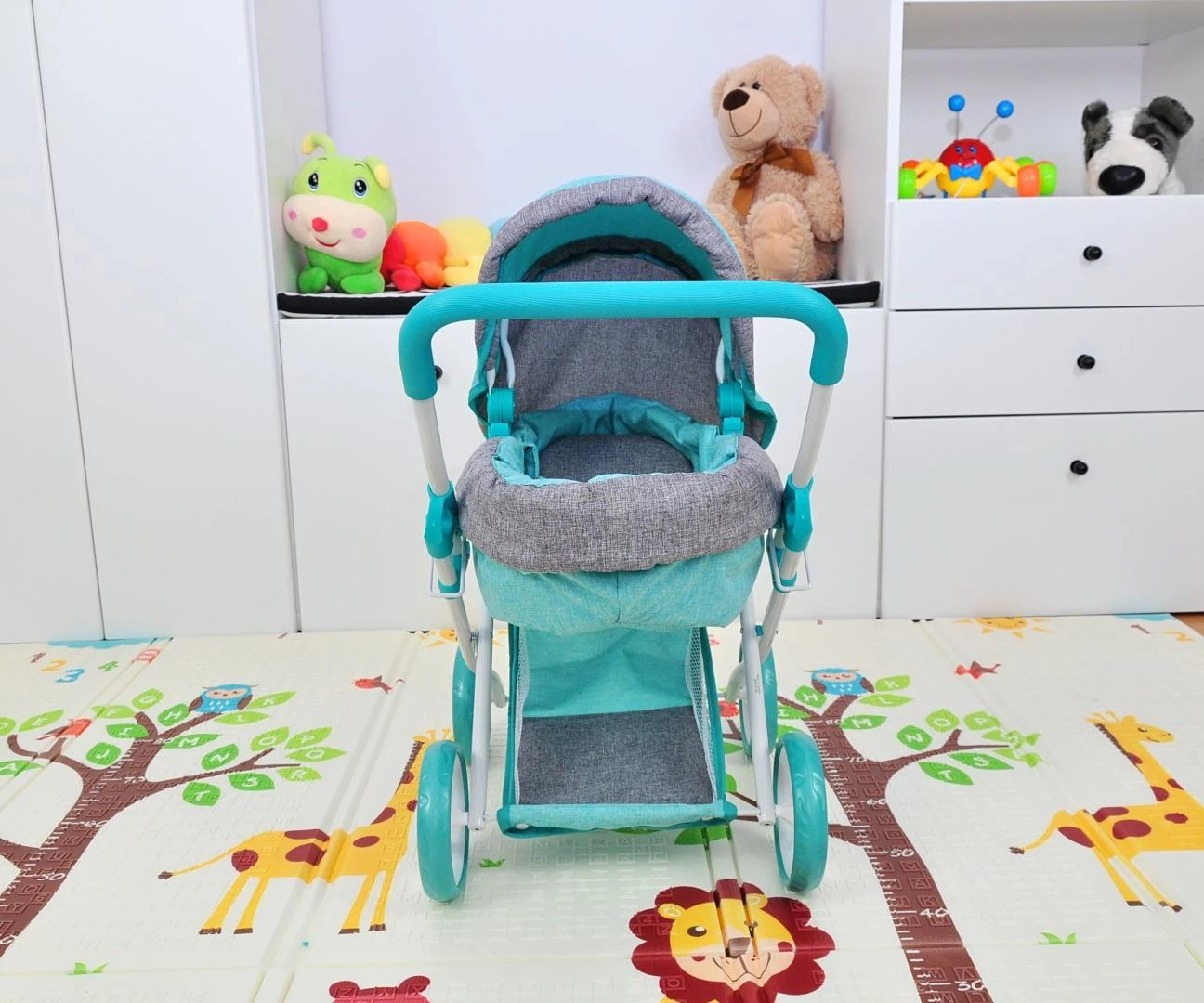 Milly Mally Alice lėlių vežimėlis, mėtų spalvos