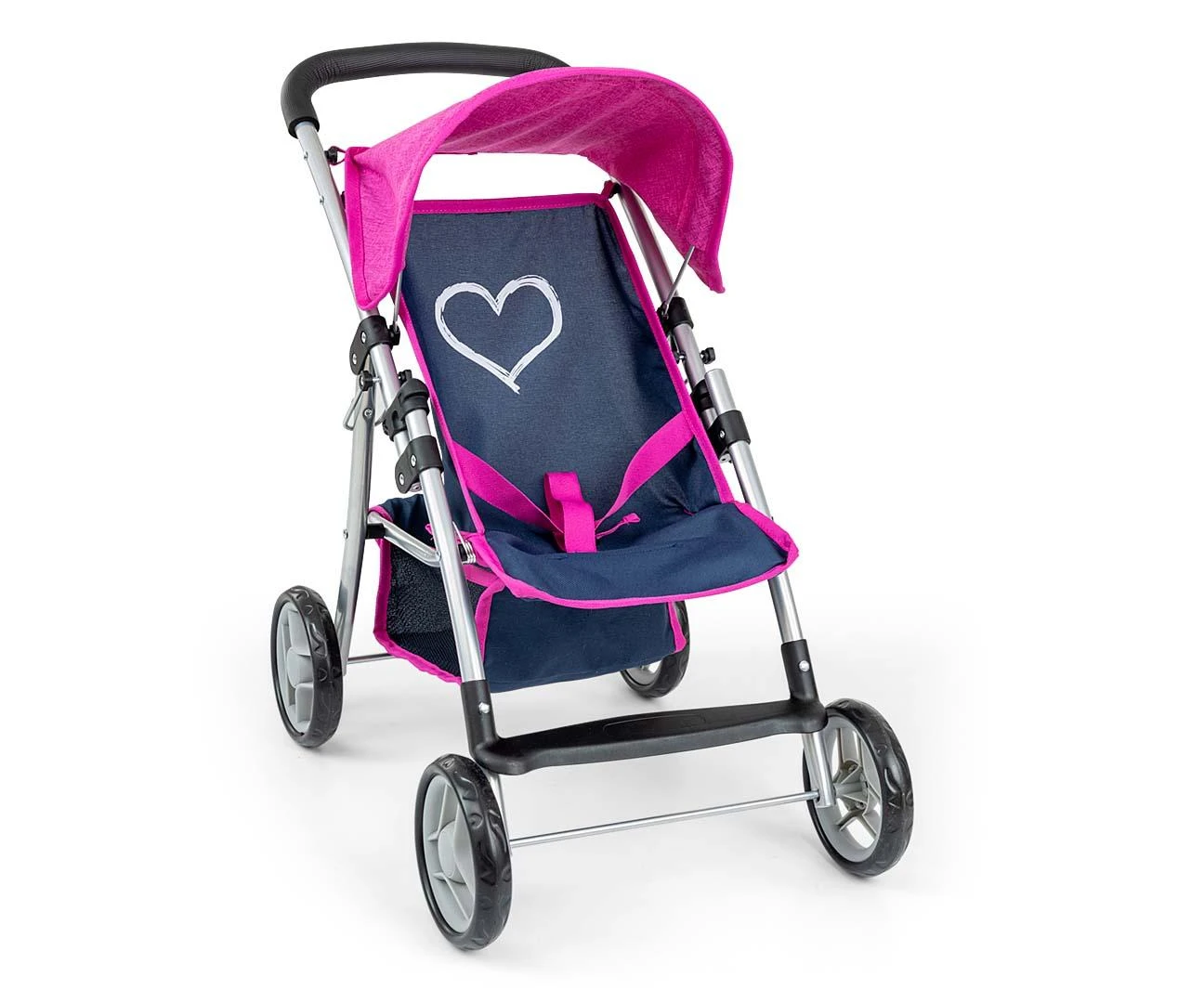 MILLY MALLY 4751 Natalie Prestige Navy lėlių vežimėlis