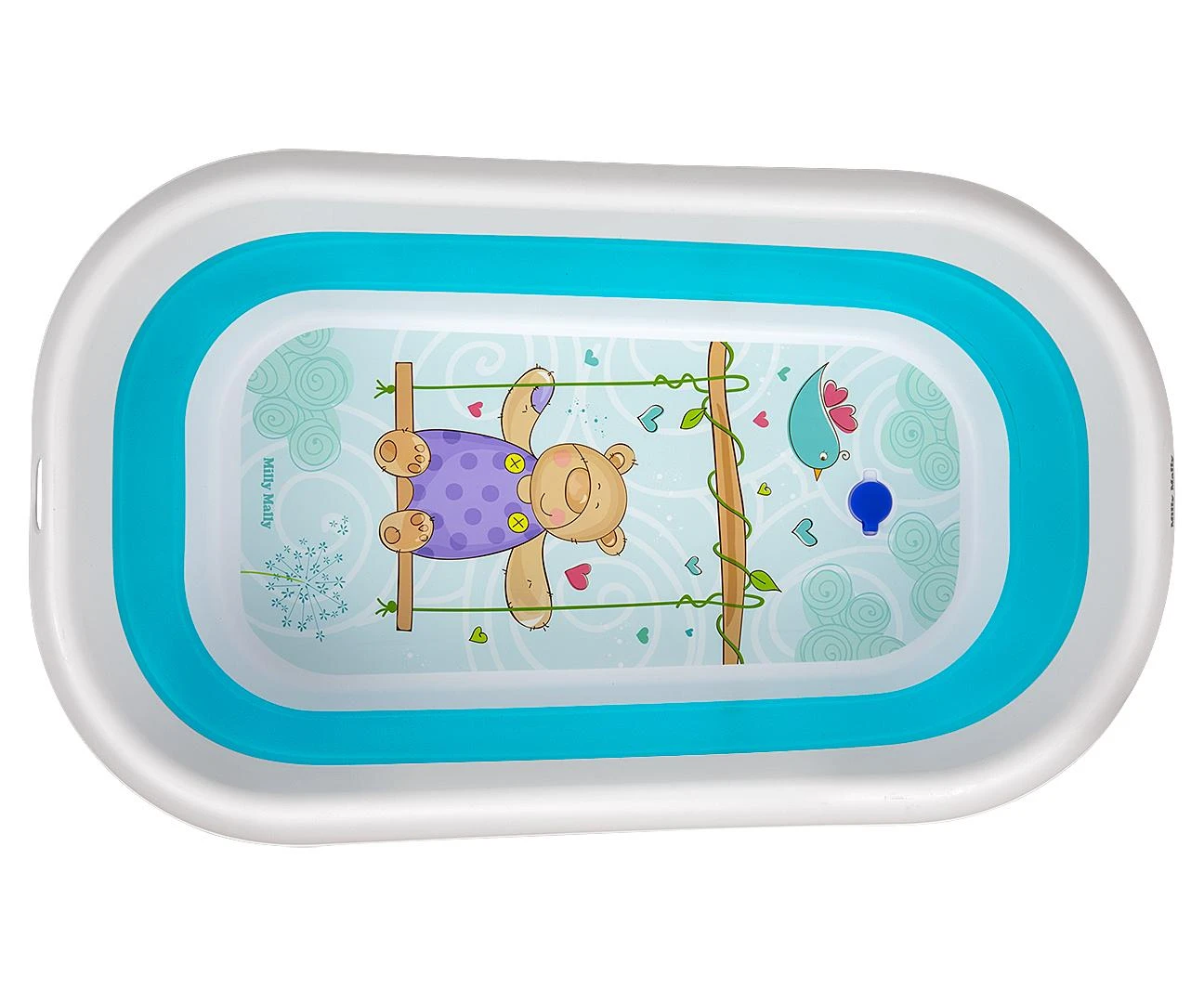 MILLY MALLY Sulankstoma vonia Aqua mėlyna