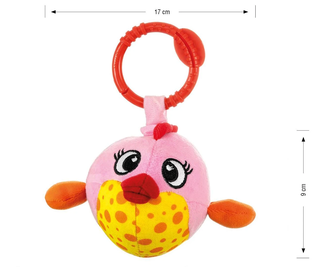 Rožinė Milly Mally Pliušinis pakabinamas žaislas - Žuvytės - 2882 Rožinis