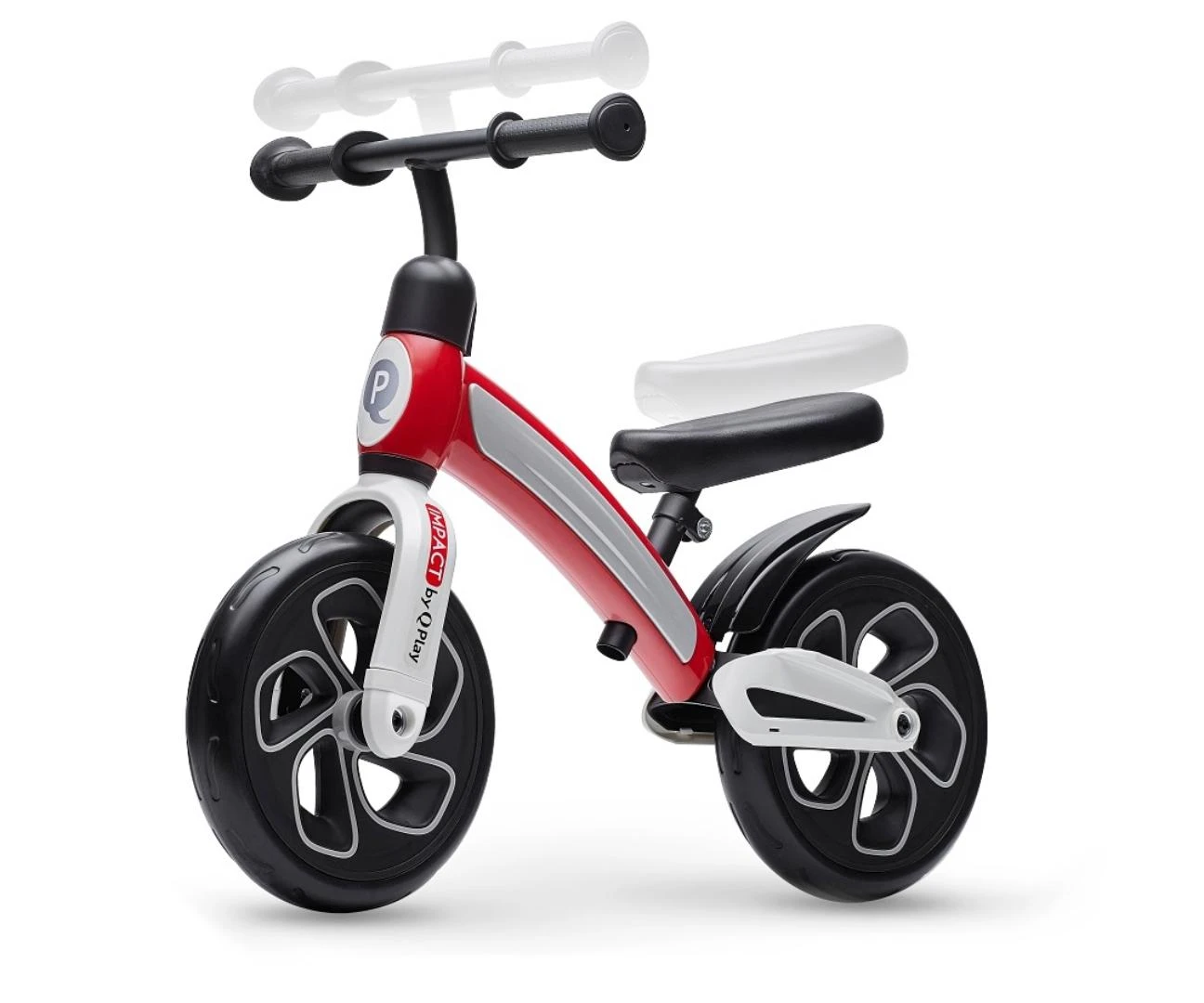 Raudonas Qplay Gearbike balansinis dviratis