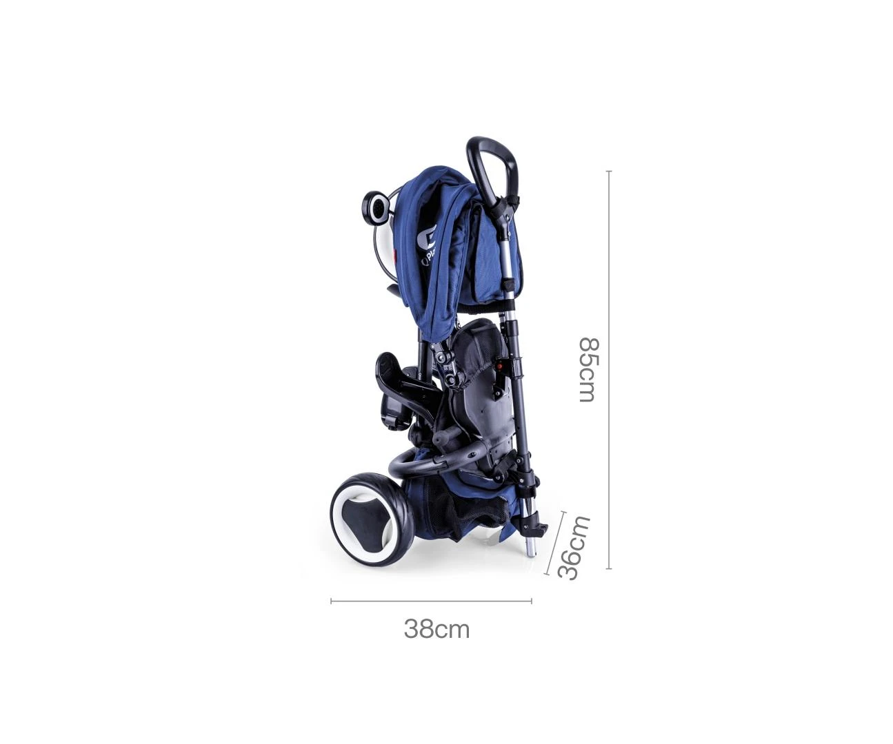 MILLY MALLY 3843 Qplay Triratis Rito Plus mėlynas