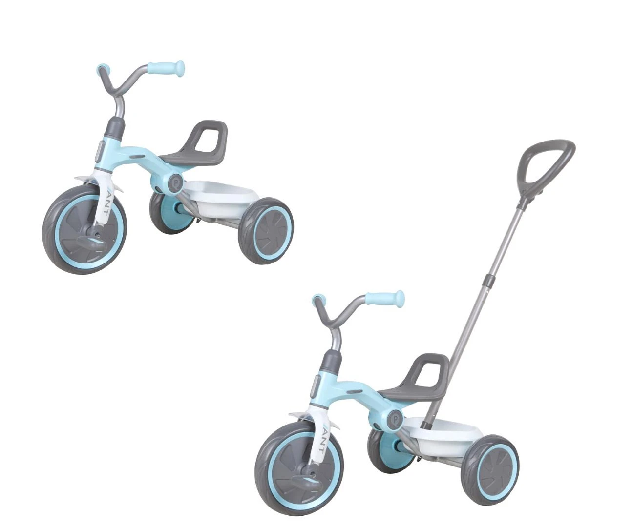 MILLY MALLY 4076 Qplay Triratis Ant Plus mėlynas