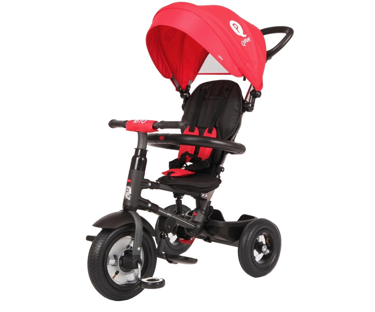 MILLY MALLY 3848 Qplay Triratis Rito Rubber Raudona