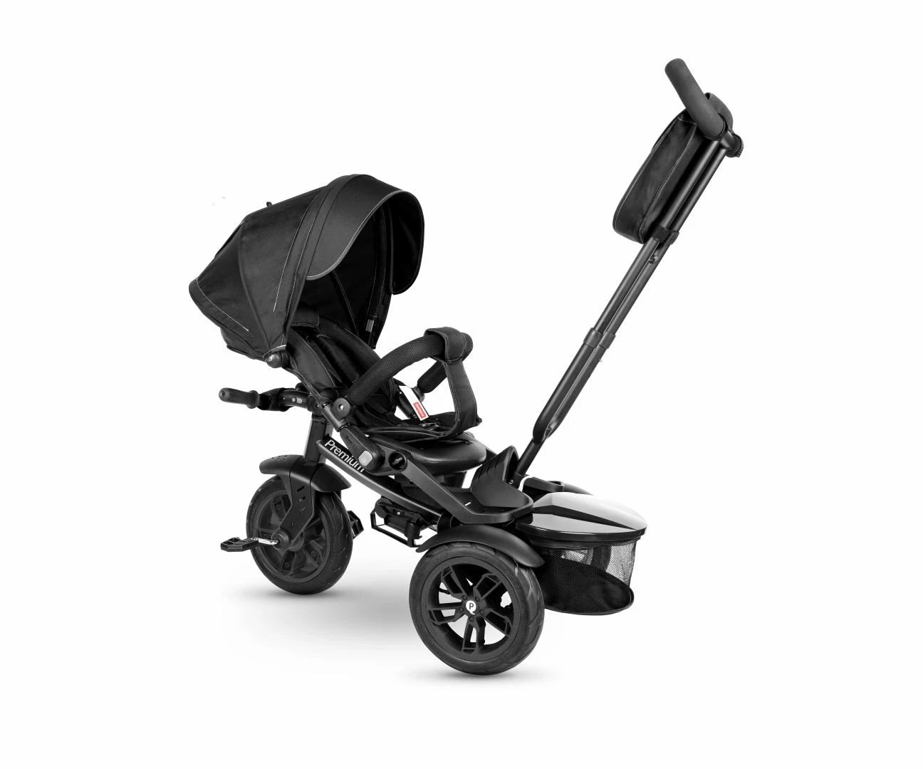 Vaikiškas triratukas Qplay Premium, Juodas