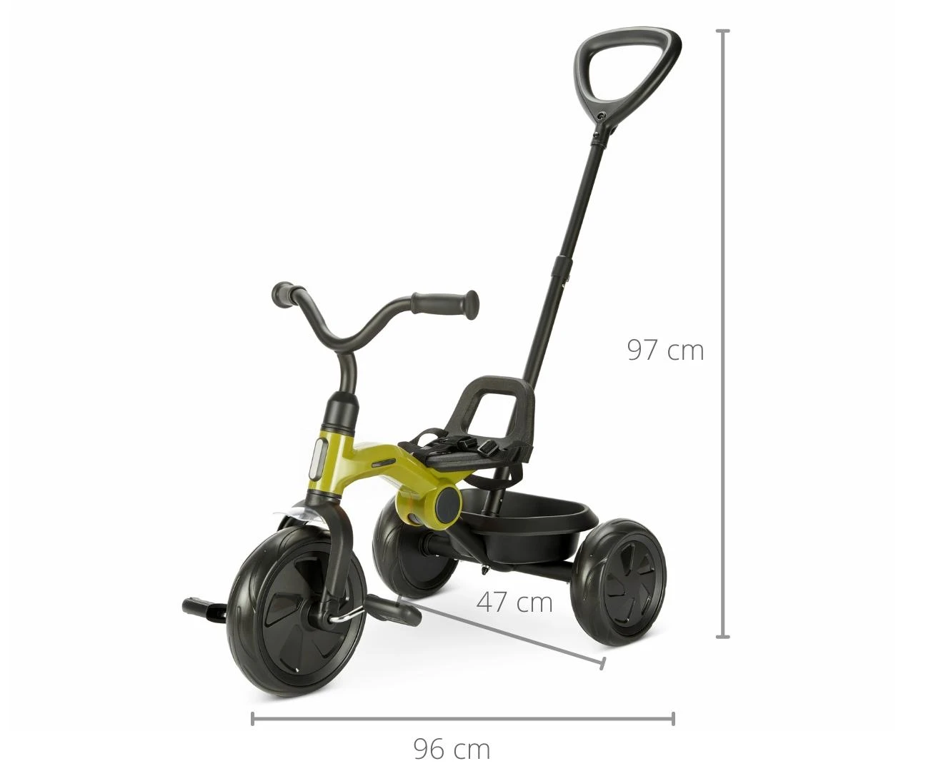 Triratis Qplay Ant Plus, žalias