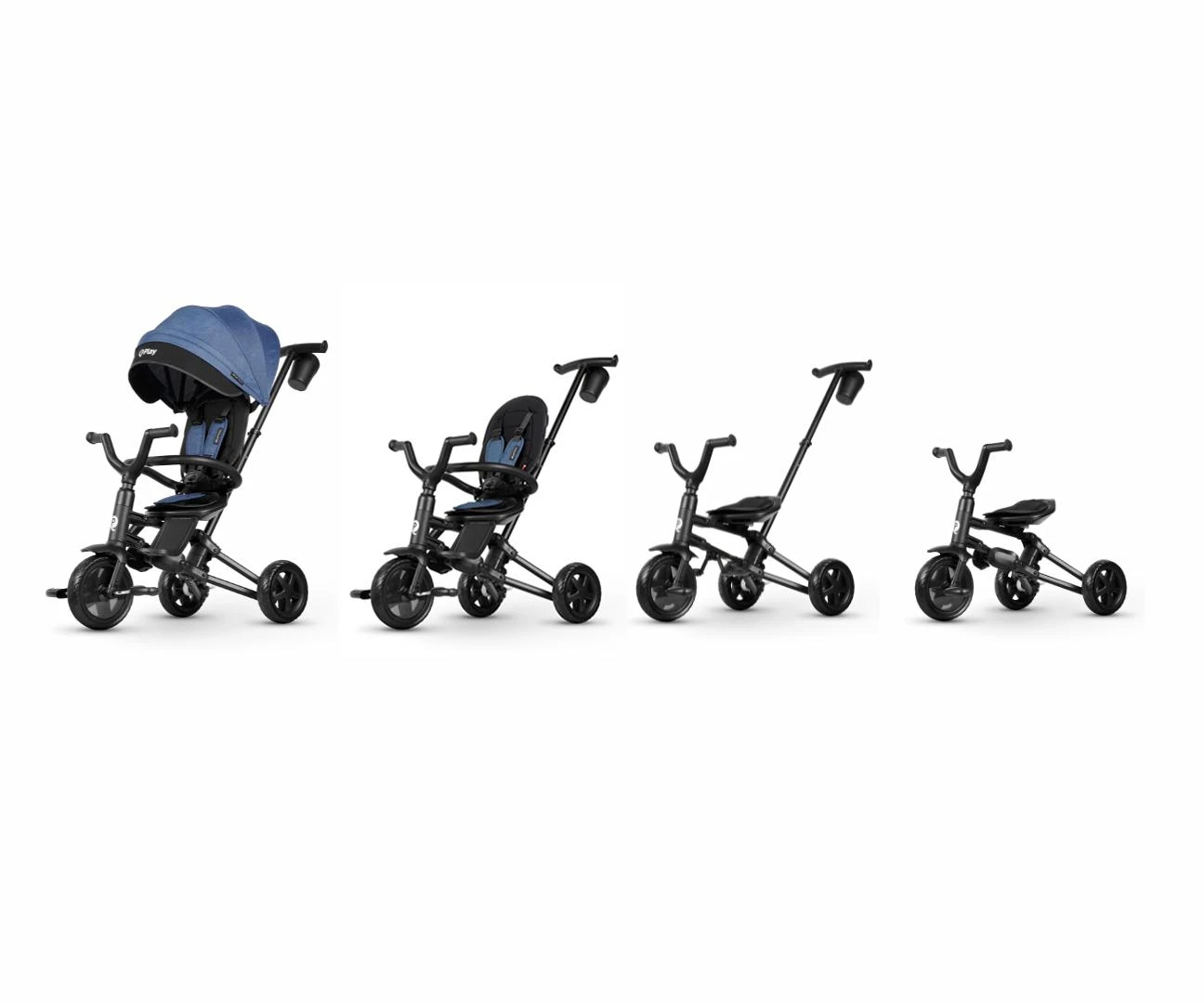 MILLY MALLY 4534 Qplay Triratis Nova Niello mėlynas