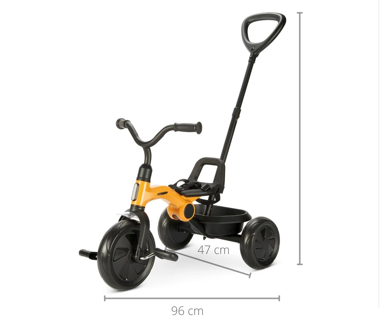 MILLY MALLY 4543 Qplay Triratis Ant Plus geltonas