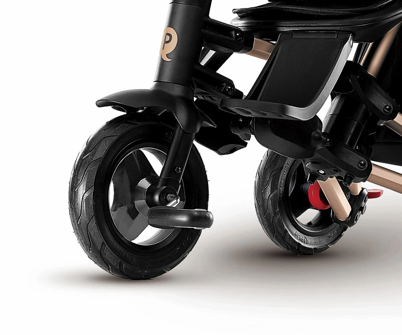 Triratukas Qplay Nova+ Rubber Golden, juodos ir aukso spalvos