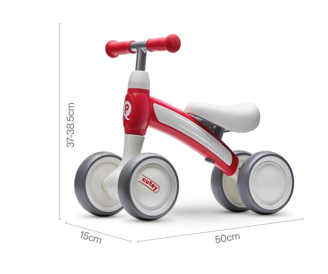 MILLY MALLY 3861 Qplay Transporto priemonė Cutey raudona