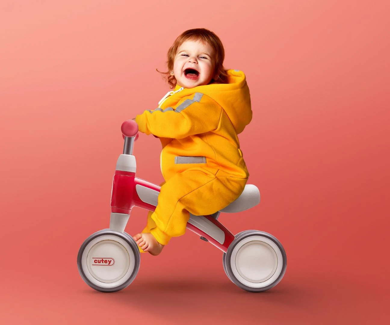 MILLY MALLY 3861 Qplay Transporto priemonė Cutey raudona