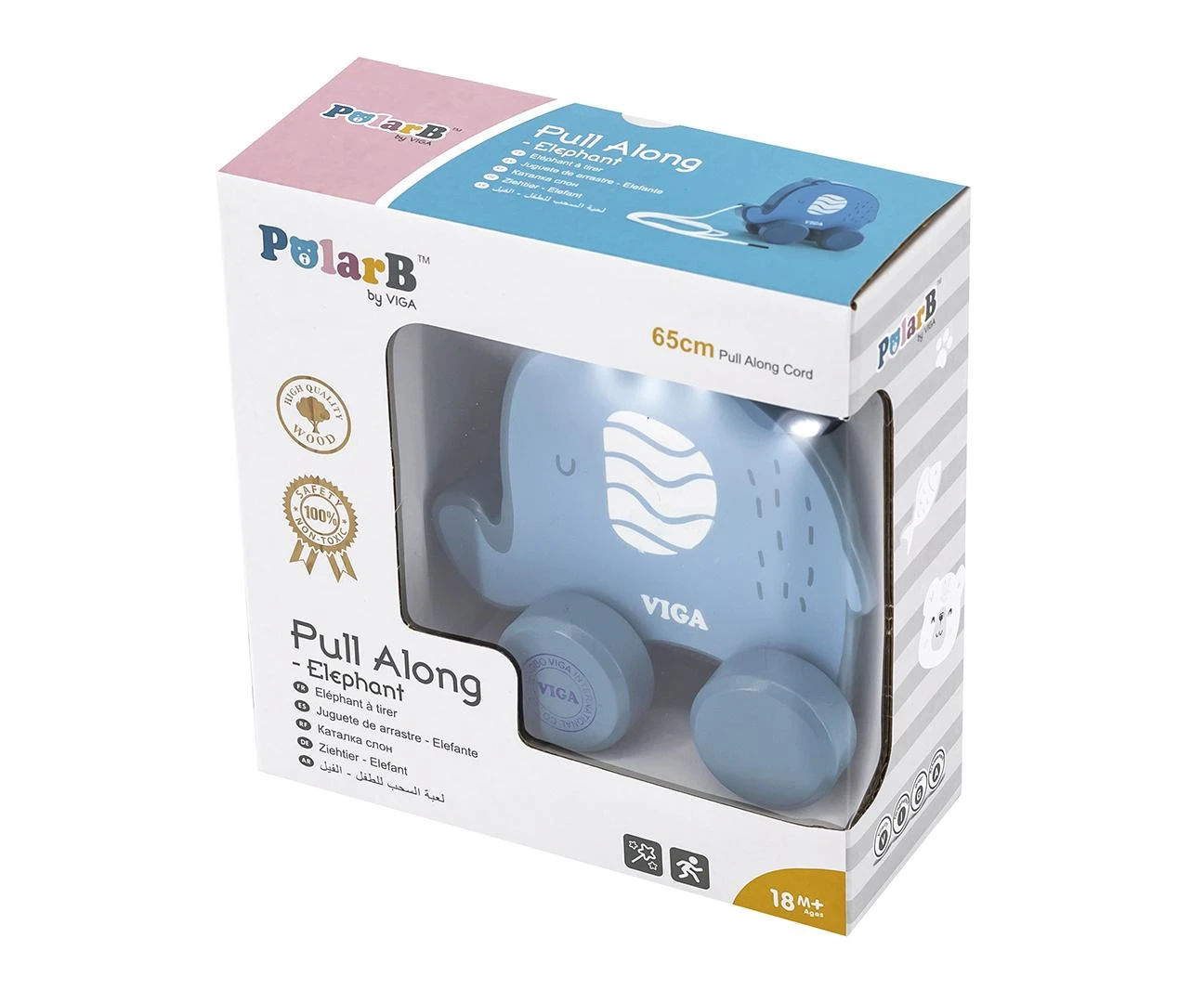 Viga Toys Medinis dramblys Viga - PolarB
