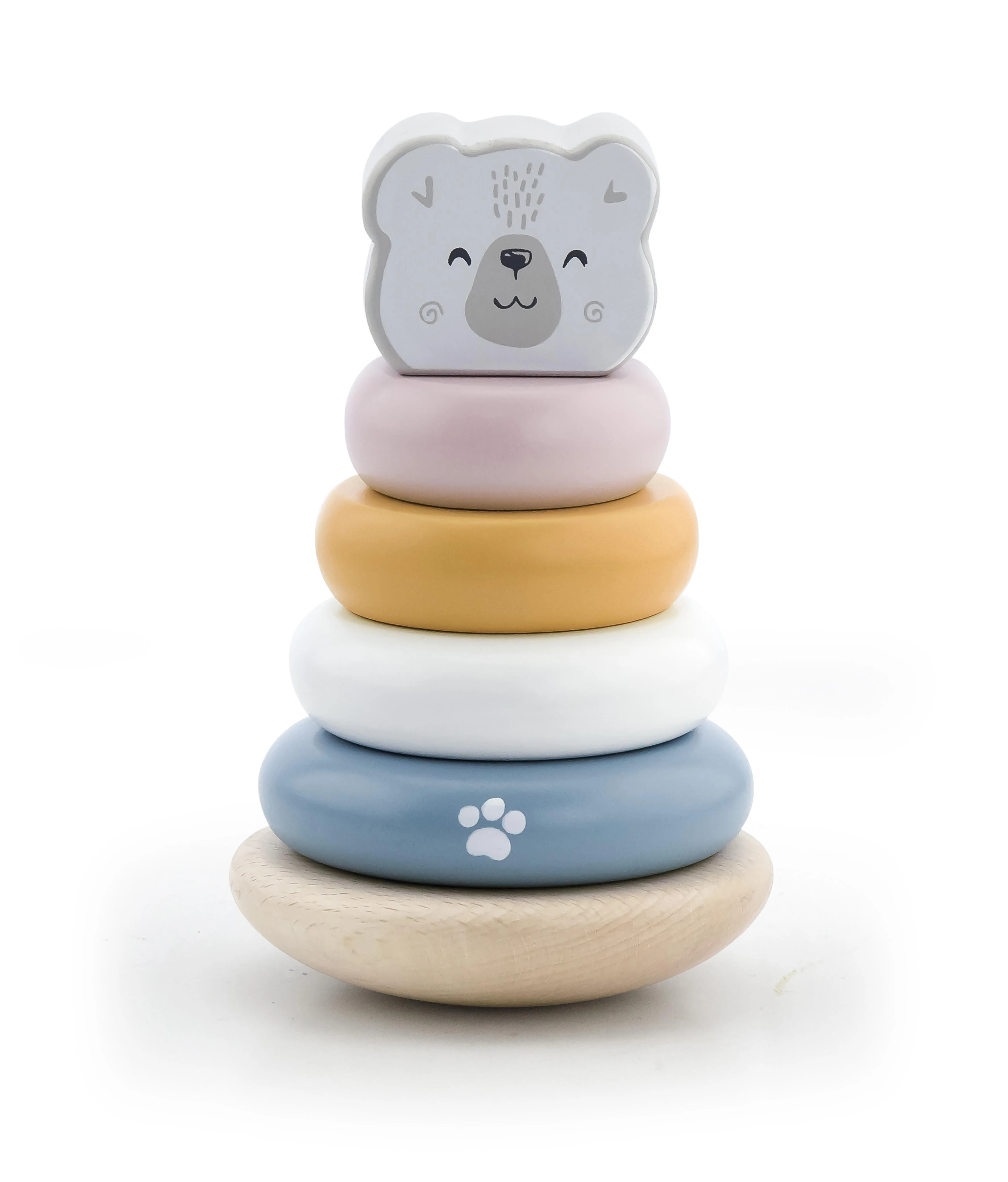 Viga Toys Edukacinė piramidė - Baltasis lokys B. VIGA