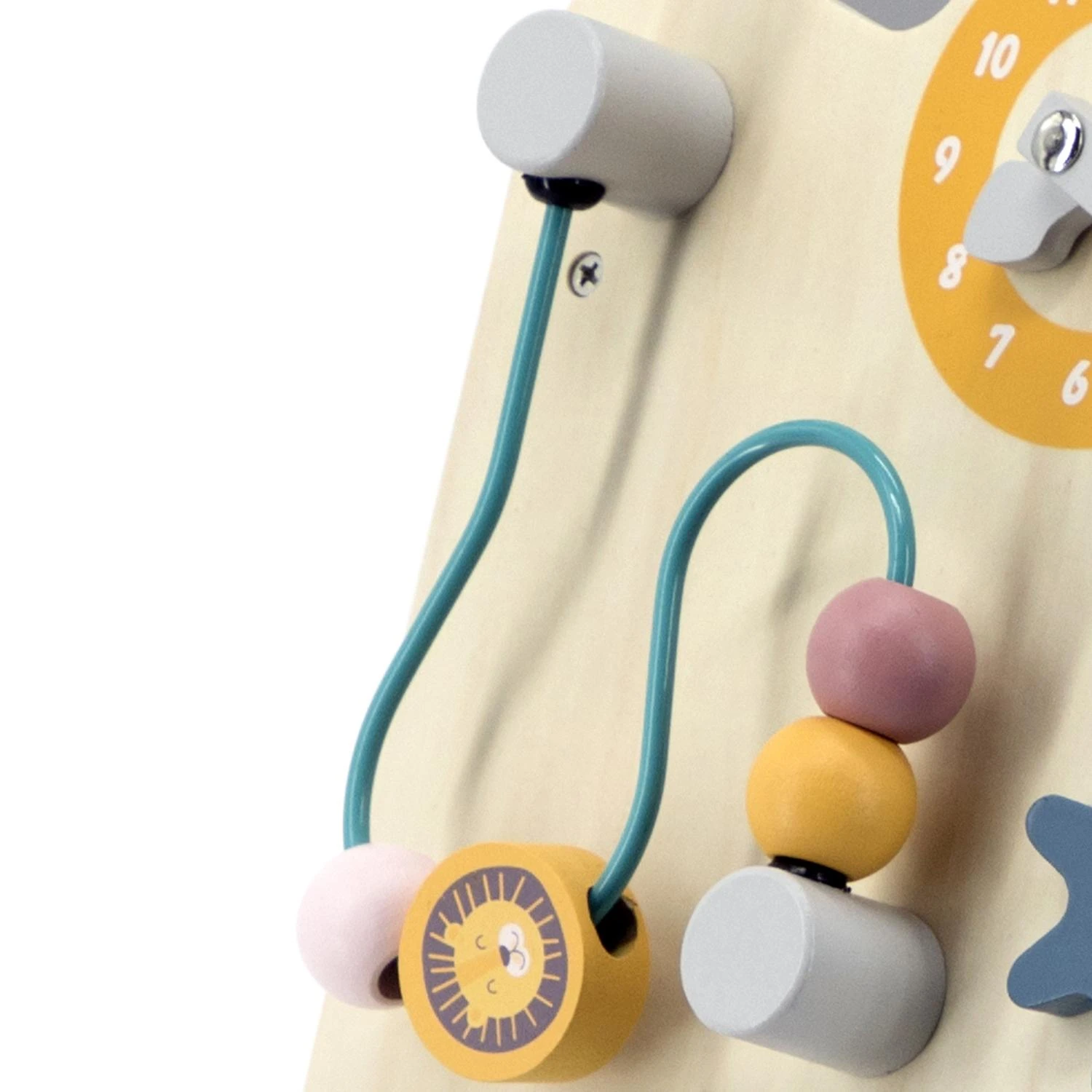 Viga Toys Vaikiškas Edukacinis Pchachas - Medinis Kelių Žaislas su Formų Atitikimo Funkcija