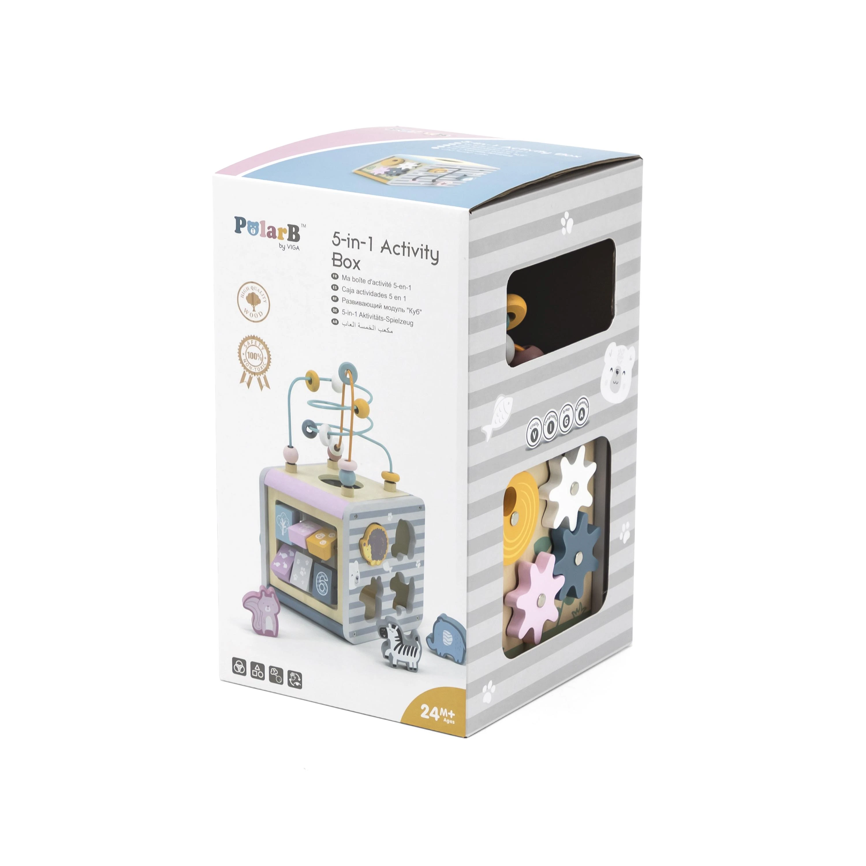 Viga Toys Lavinantis Medinis Žaislas VIGA Polar 5w1