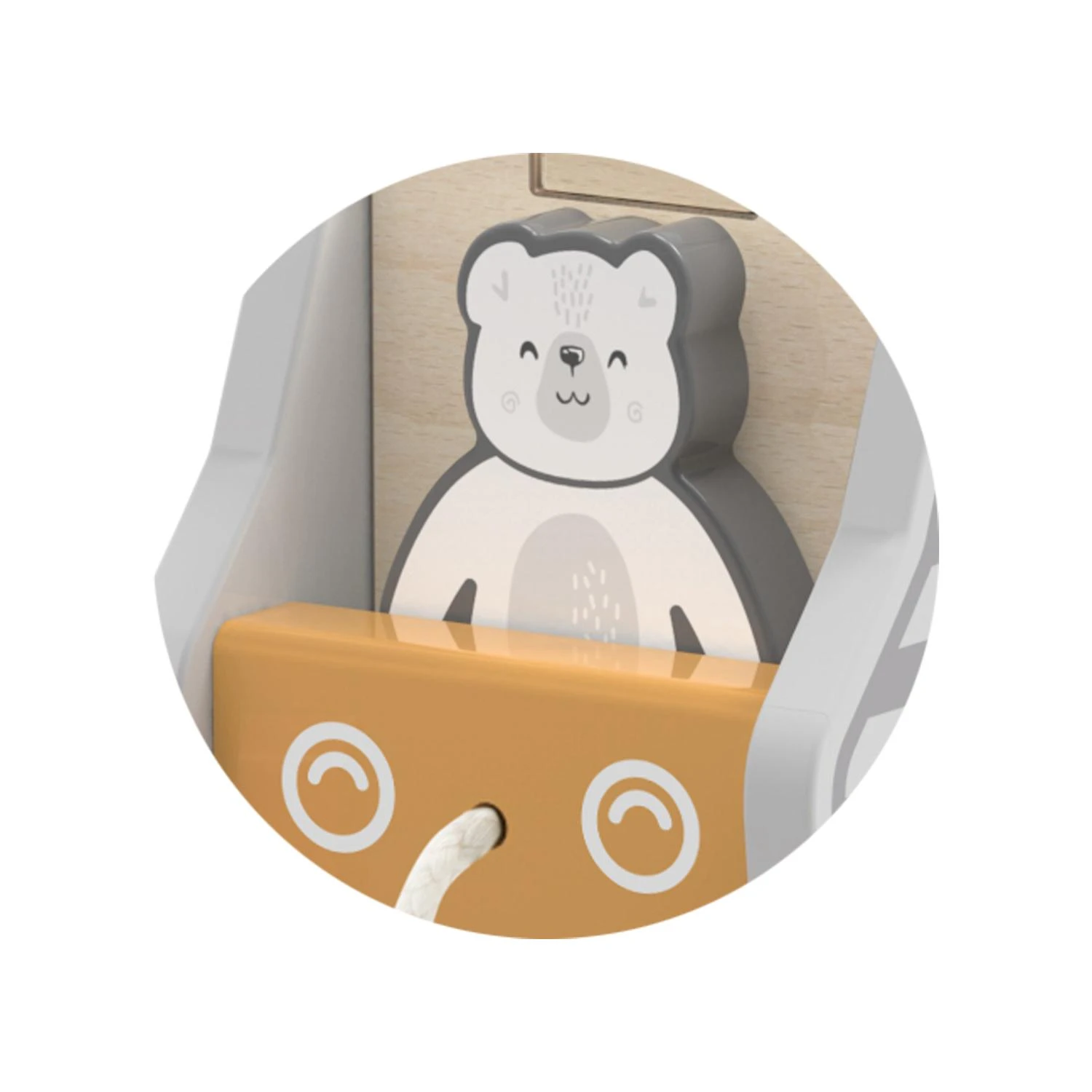 Viga Toys Medinis automobilis, kad patrauktų viga žaislus