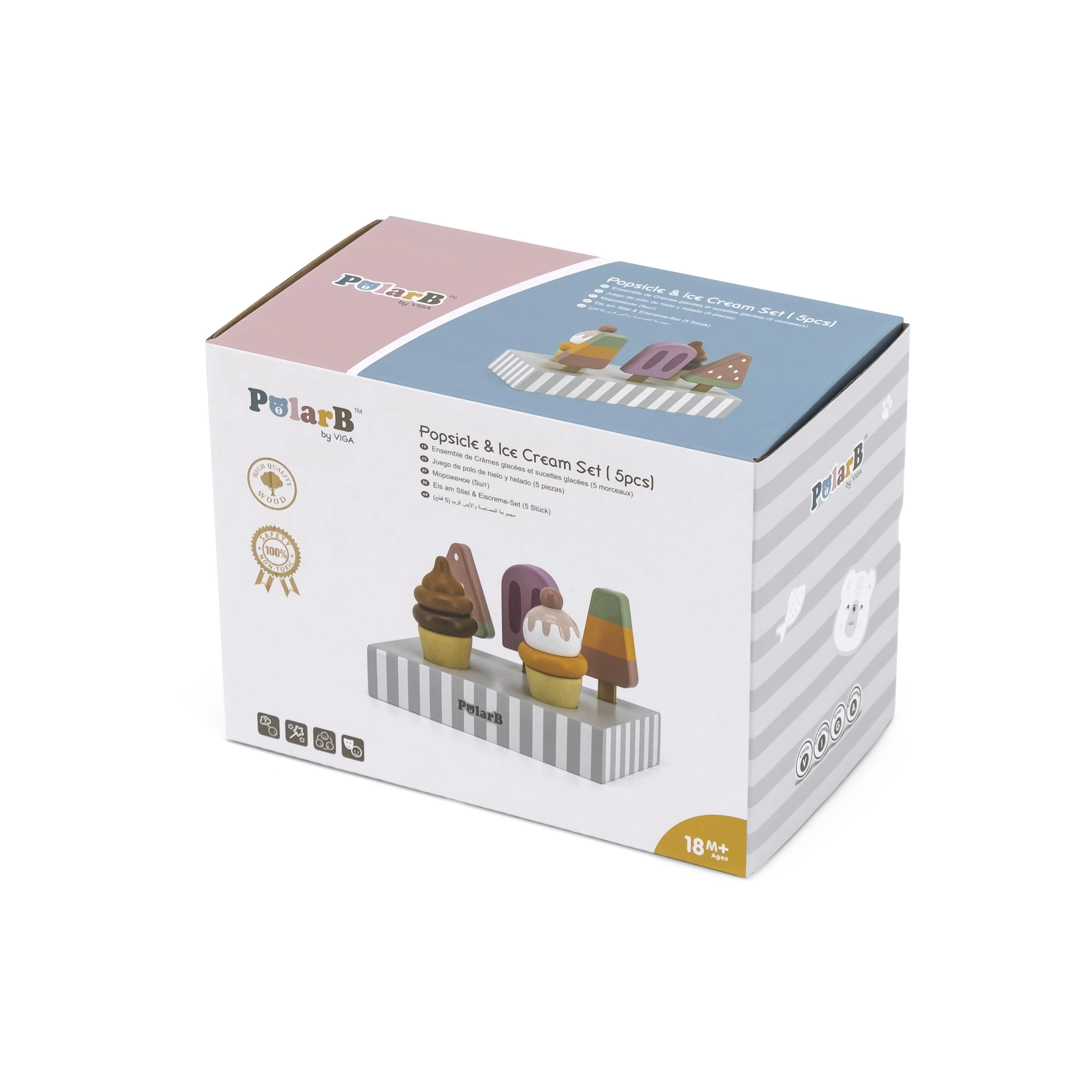 Viga Toys Medinių ledų rinkinys VIGA PolarB