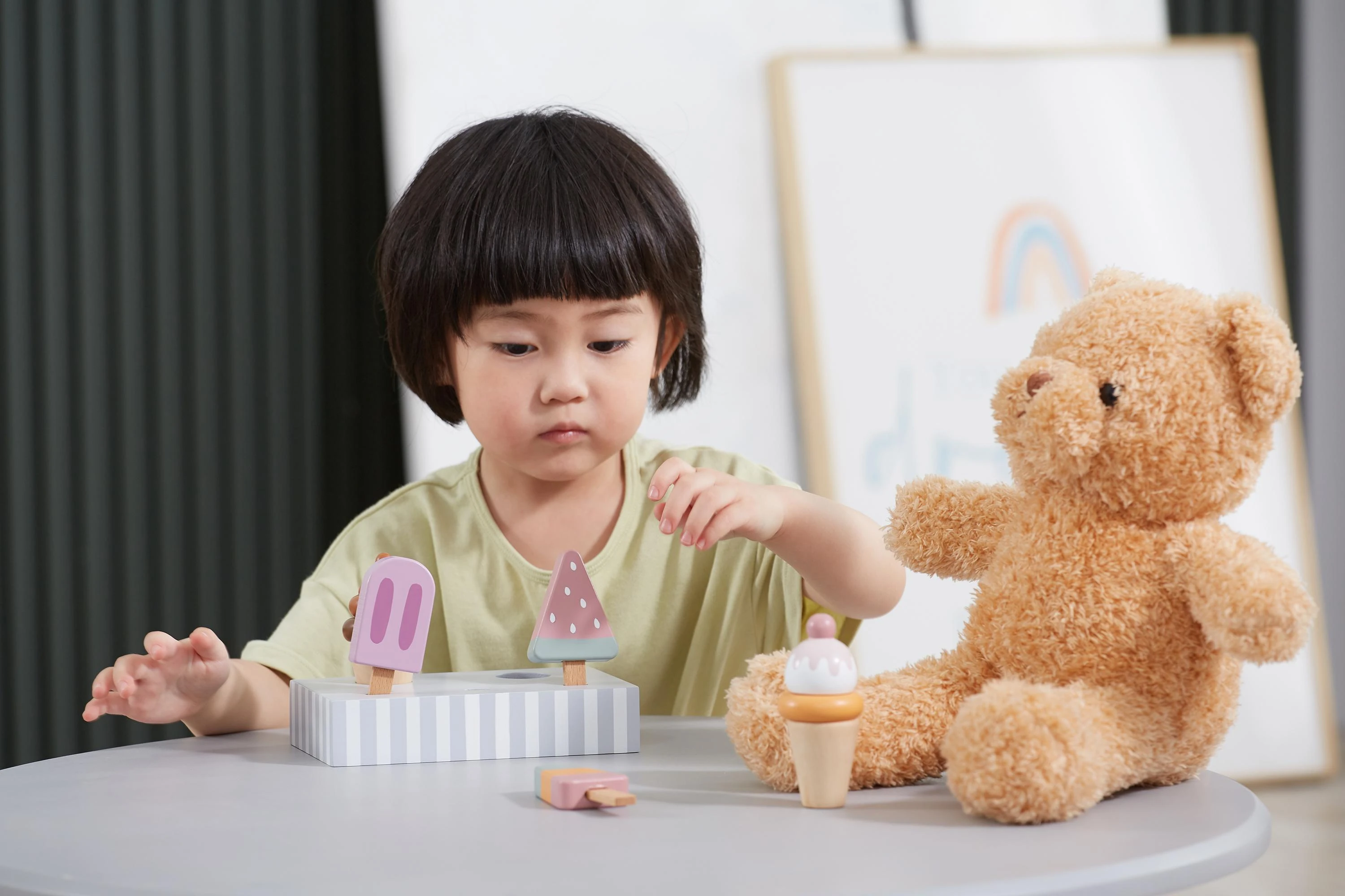 Viga Toys Medinių ledų rinkinys VIGA PolarB