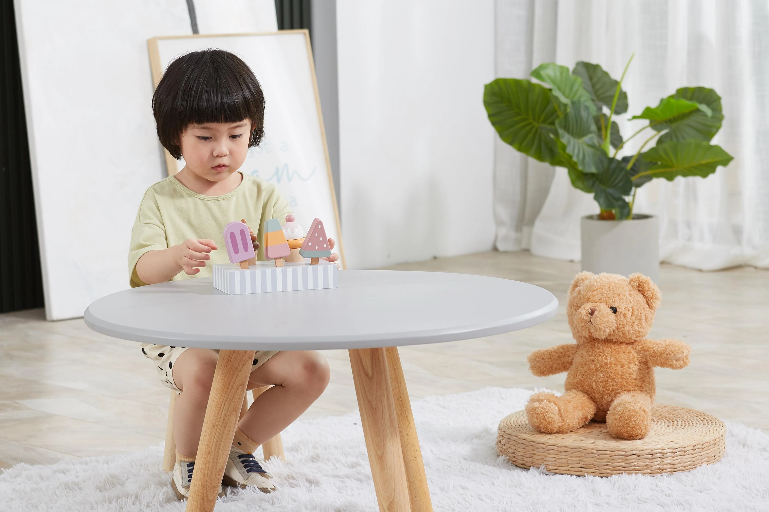 Viga Toys Medinių ledų rinkinys VIGA PolarB