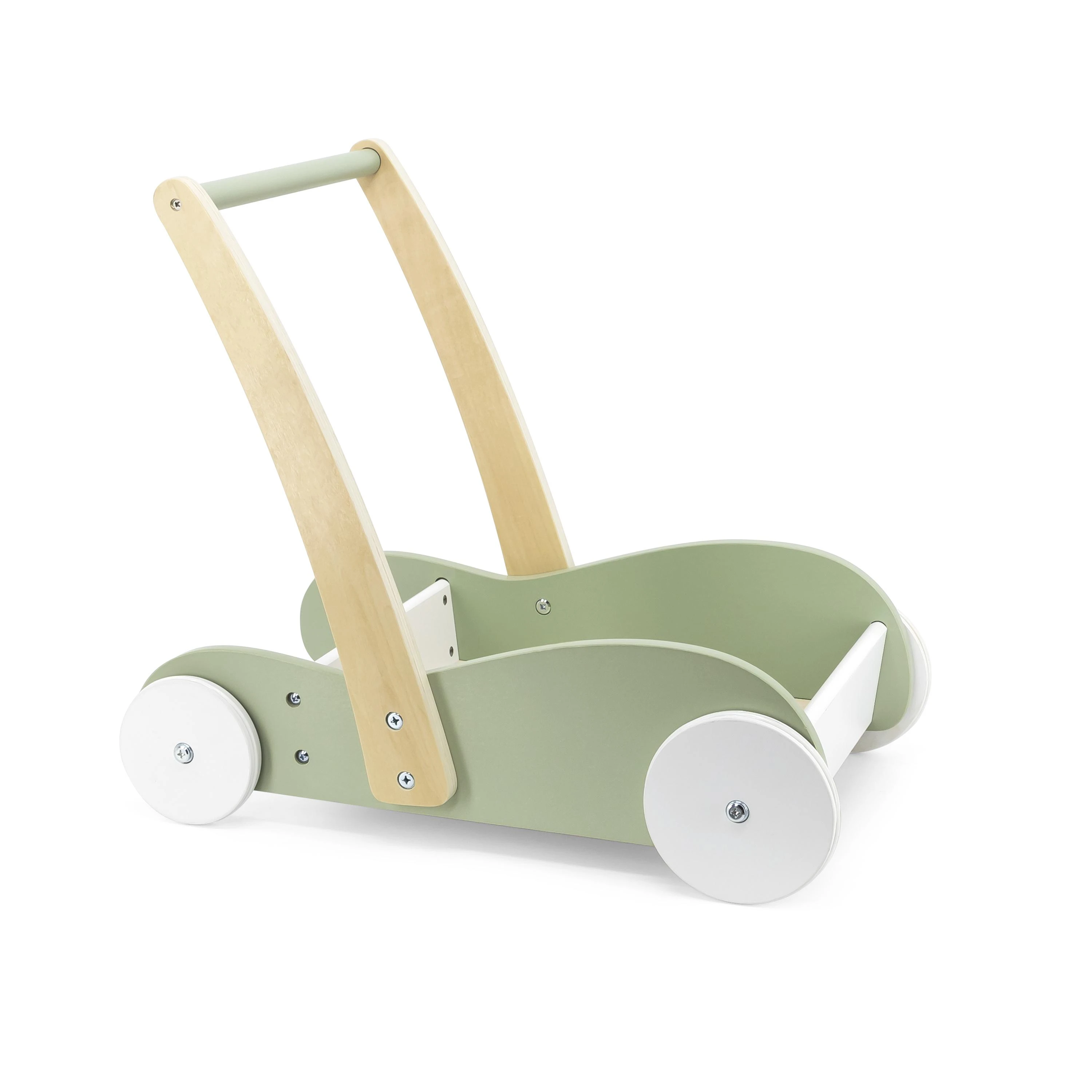 „Viga Polarb“ medinis vežimėlis 2in1 Pusher Walker