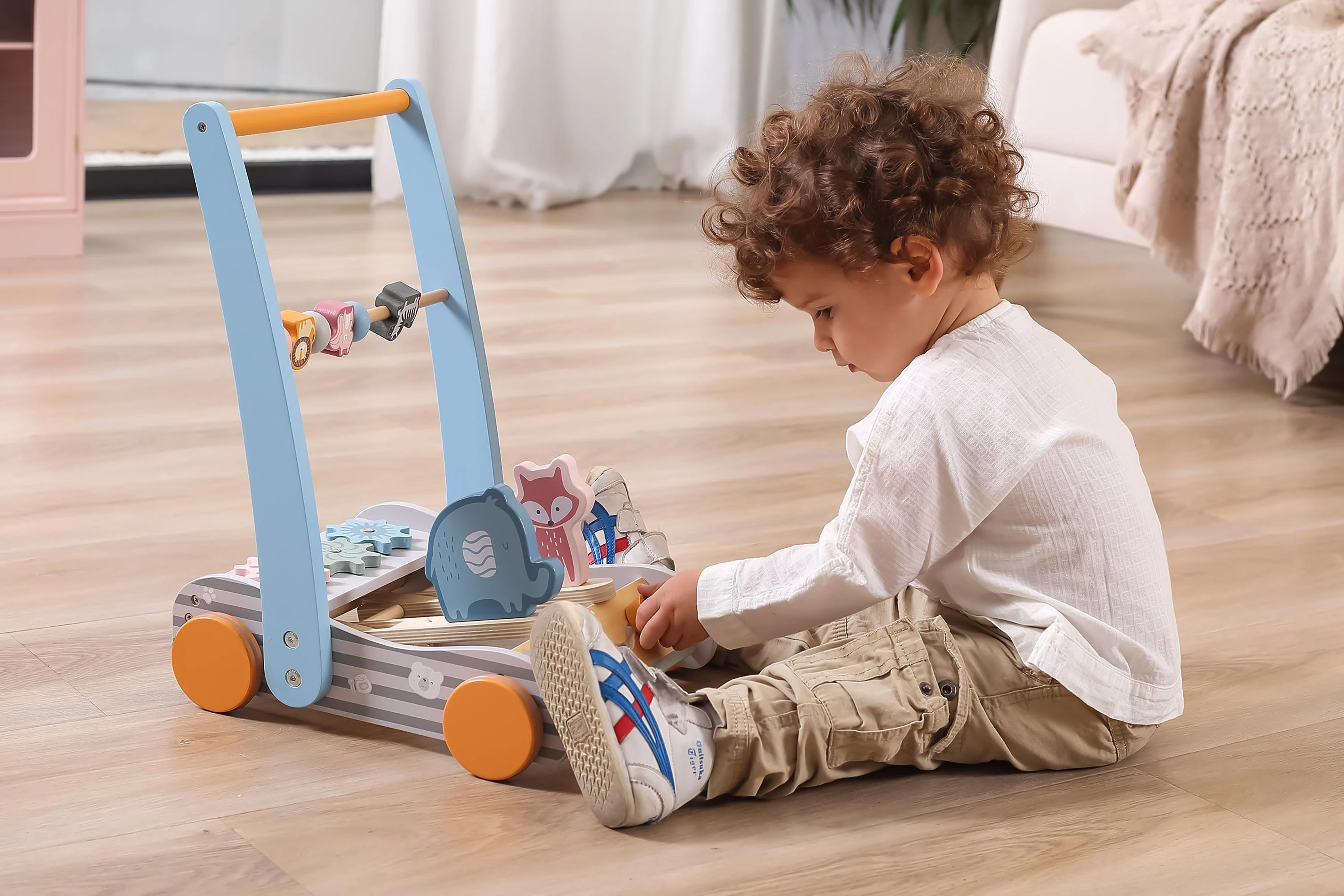 Viga Toys medinis stumdukas